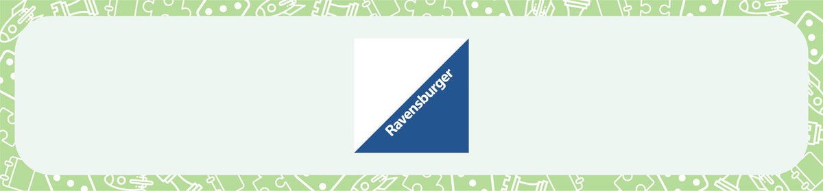 Pale mint green background with the Ravensburger Puzzles company logo in the centre.