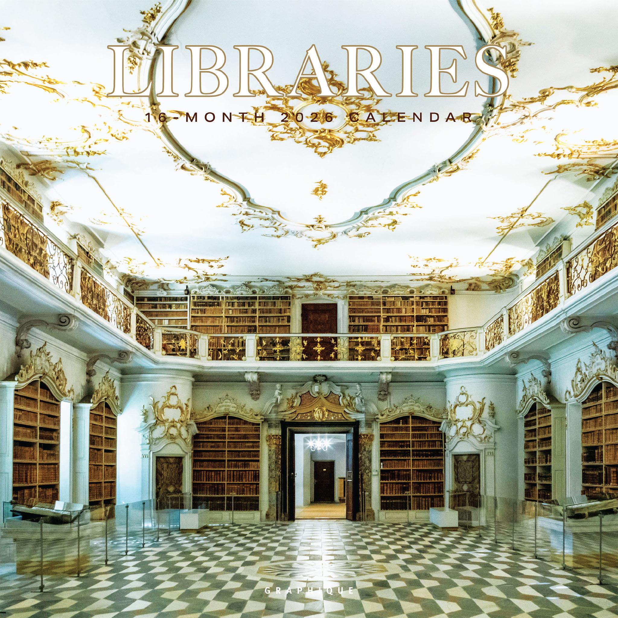 Libraries 2026 Wall Calendar