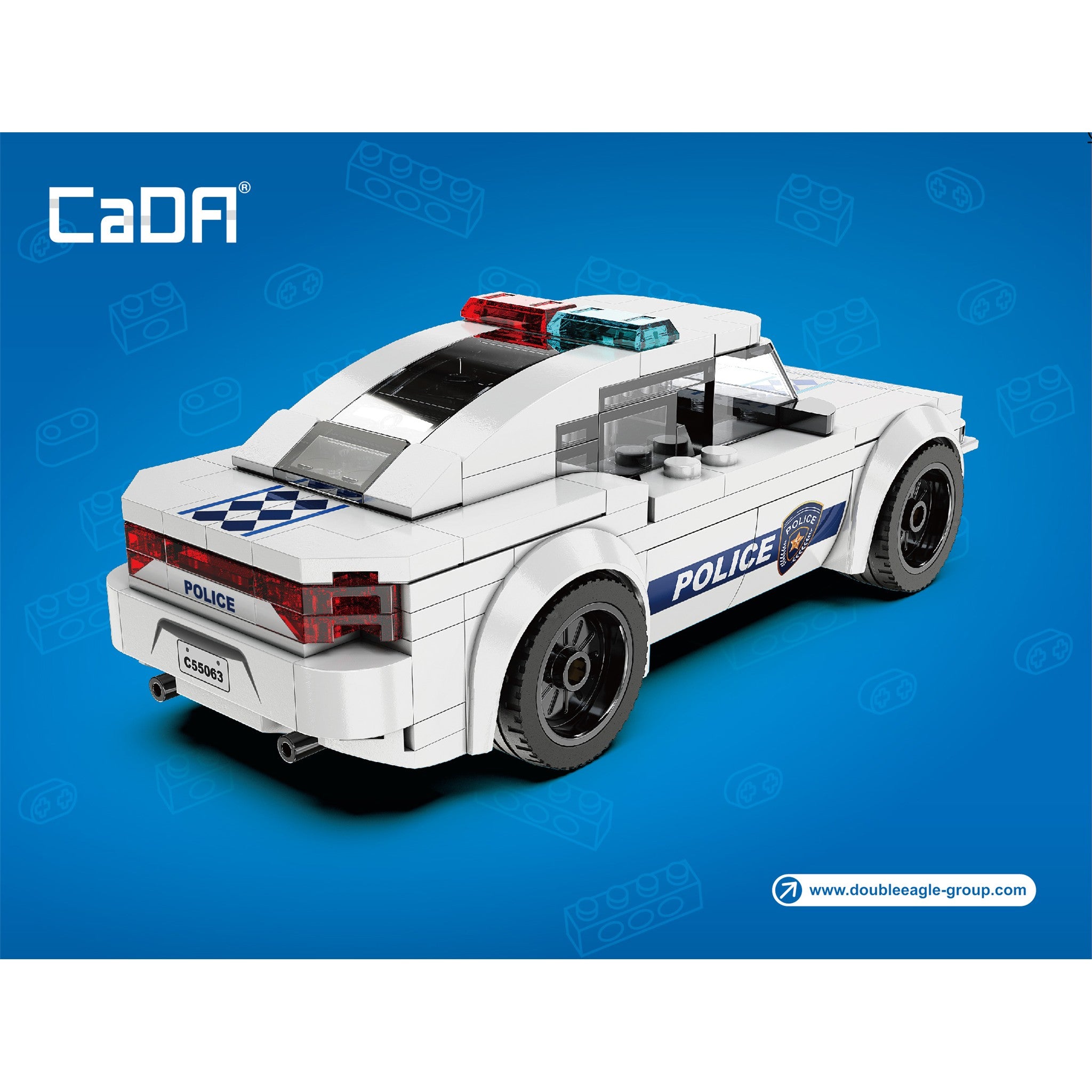 Police Car Night Hunt Pursuit 156 Pieces