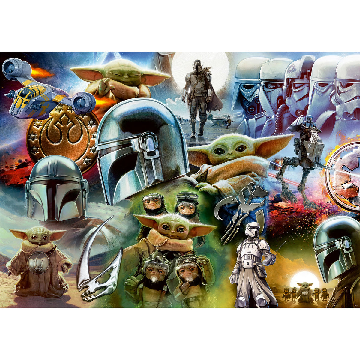 The Mandalorian and Grogu 1000 Piece Puzzle