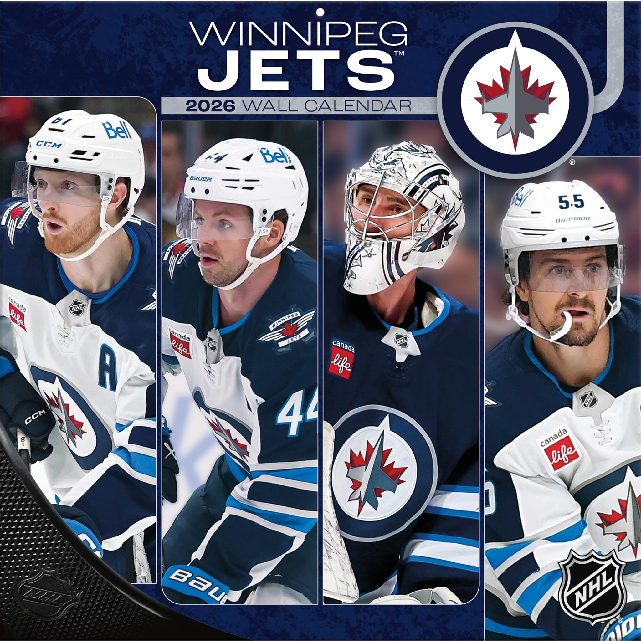 NHL Winnipeg Jets 2026 Wall Calendar - Online Only