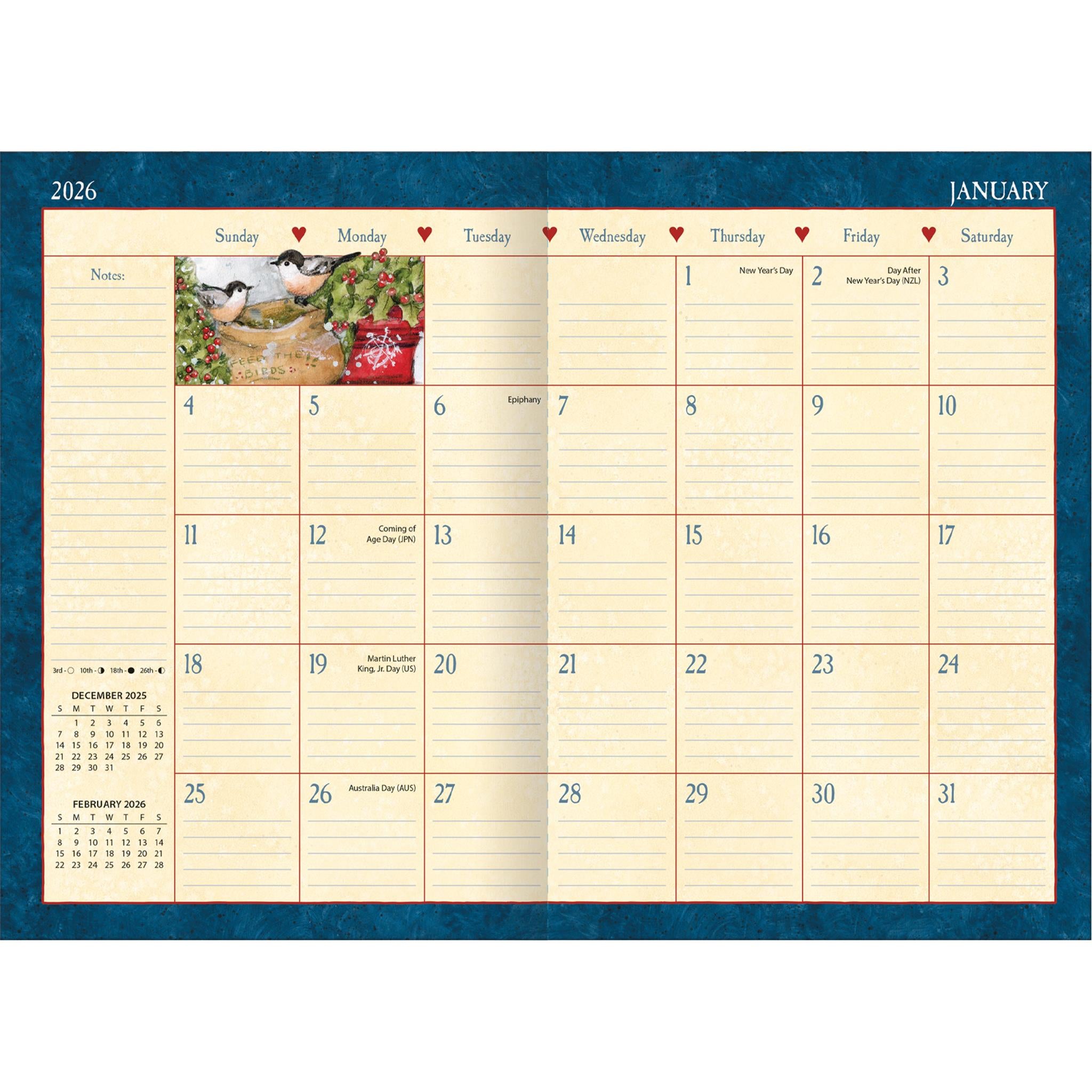 Heart And Home 2026 Monthly Pocket Planner