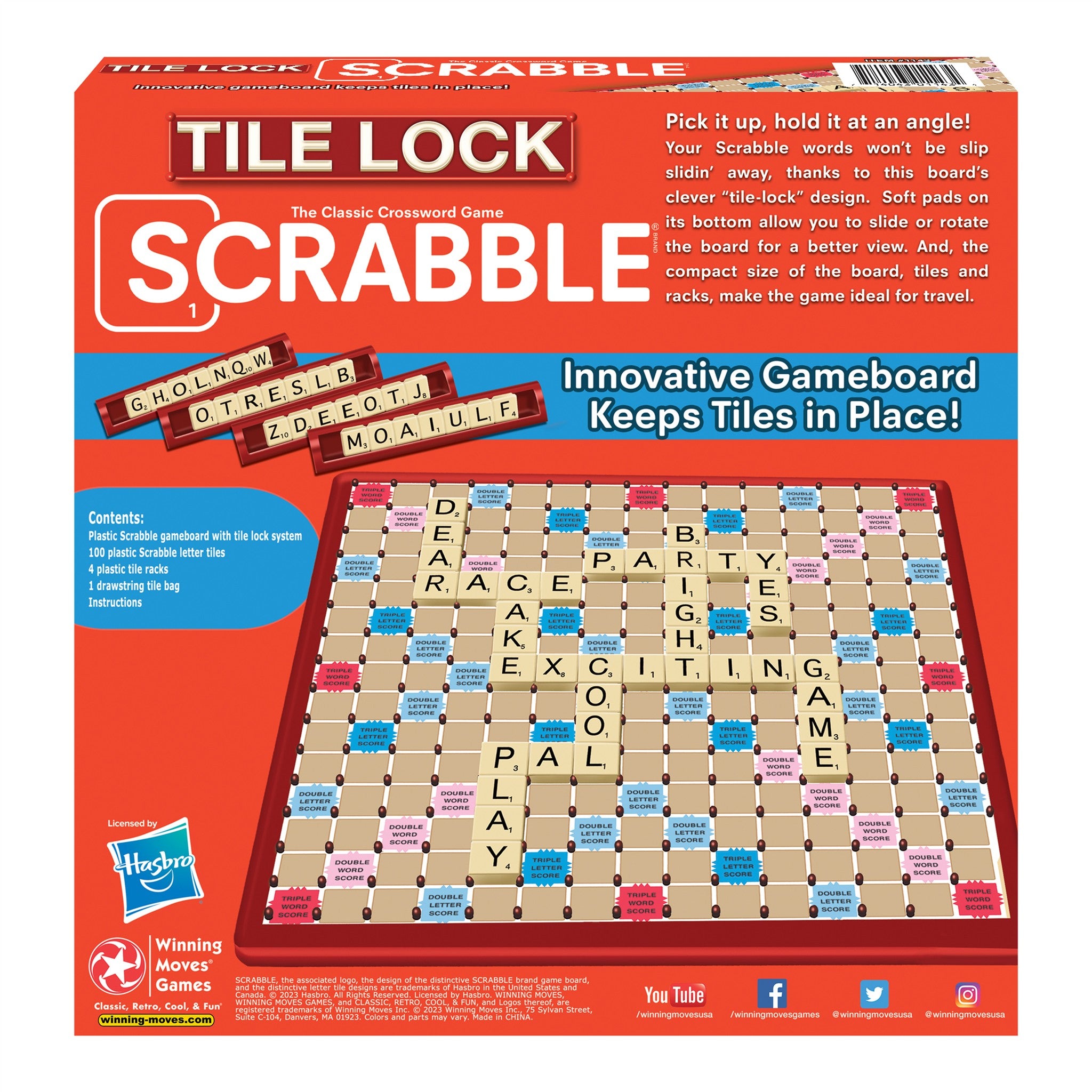 Tile Lock Scrabble Board Game - Calendar Club Canada