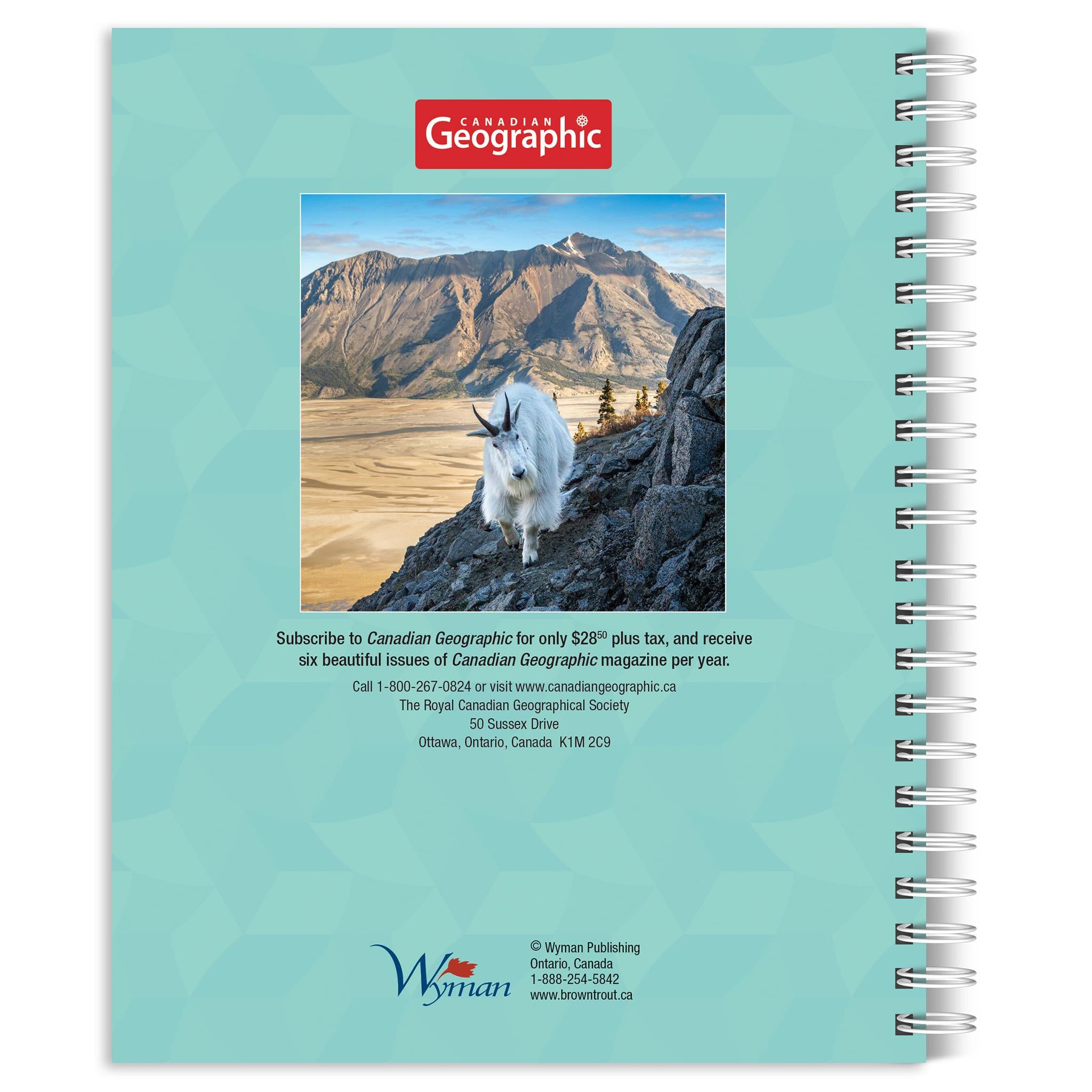 Canadian Geographic Wilderness Canada 2026 Engagement Calendar