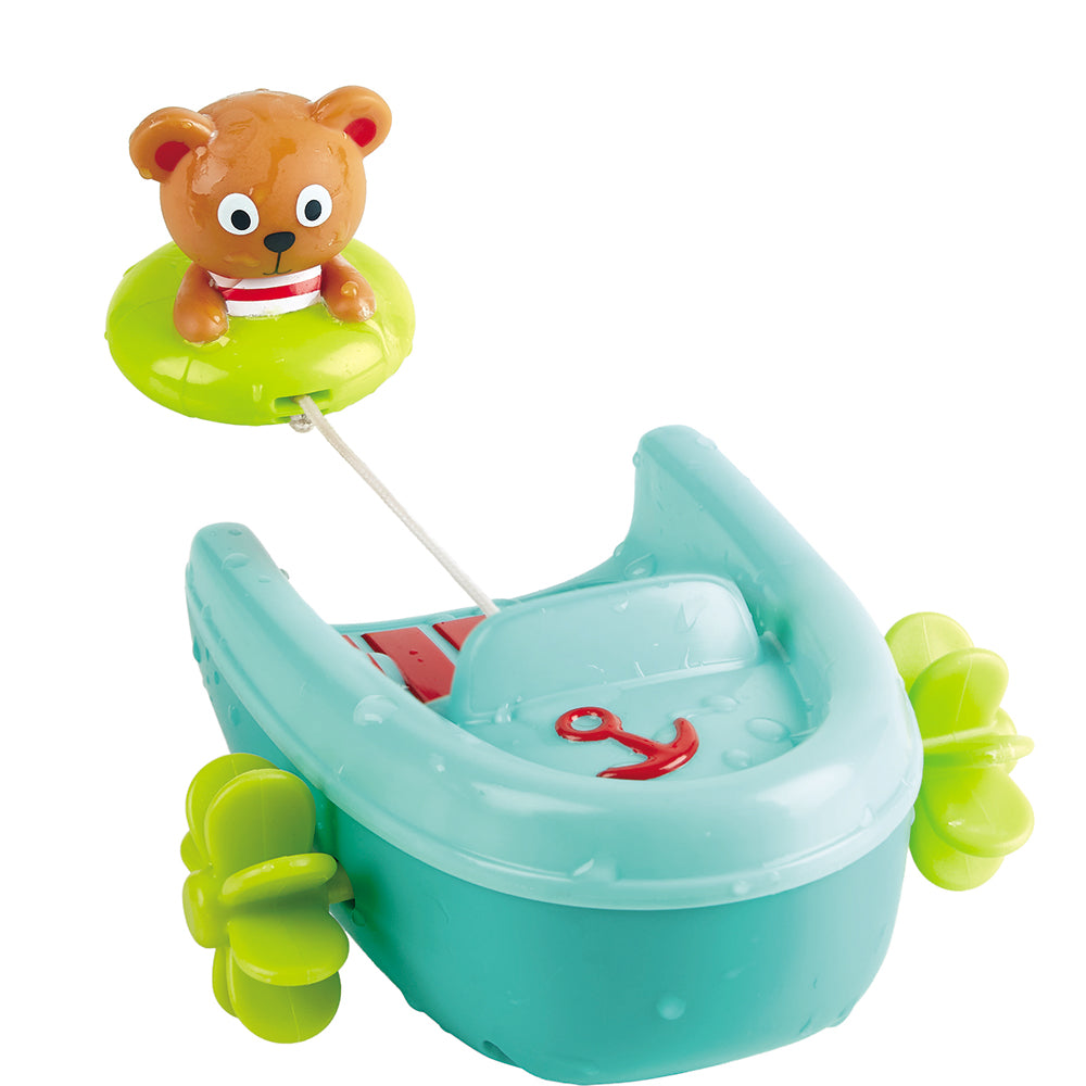 Tubing Pull Back Boat Bath Toy - Calendar Club Canada