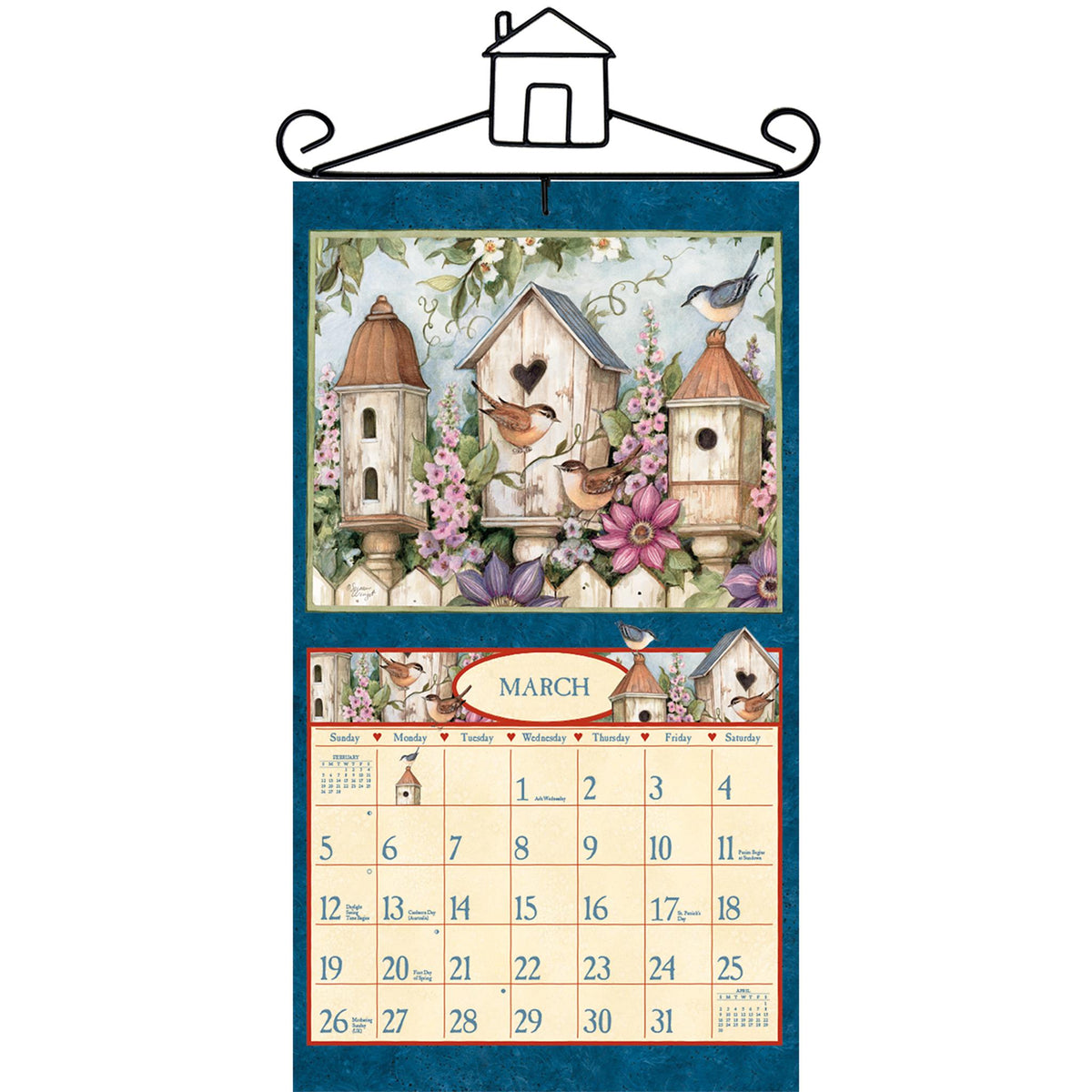 Home Wrought Iron Calendar Hanger - Calendar Club Canada