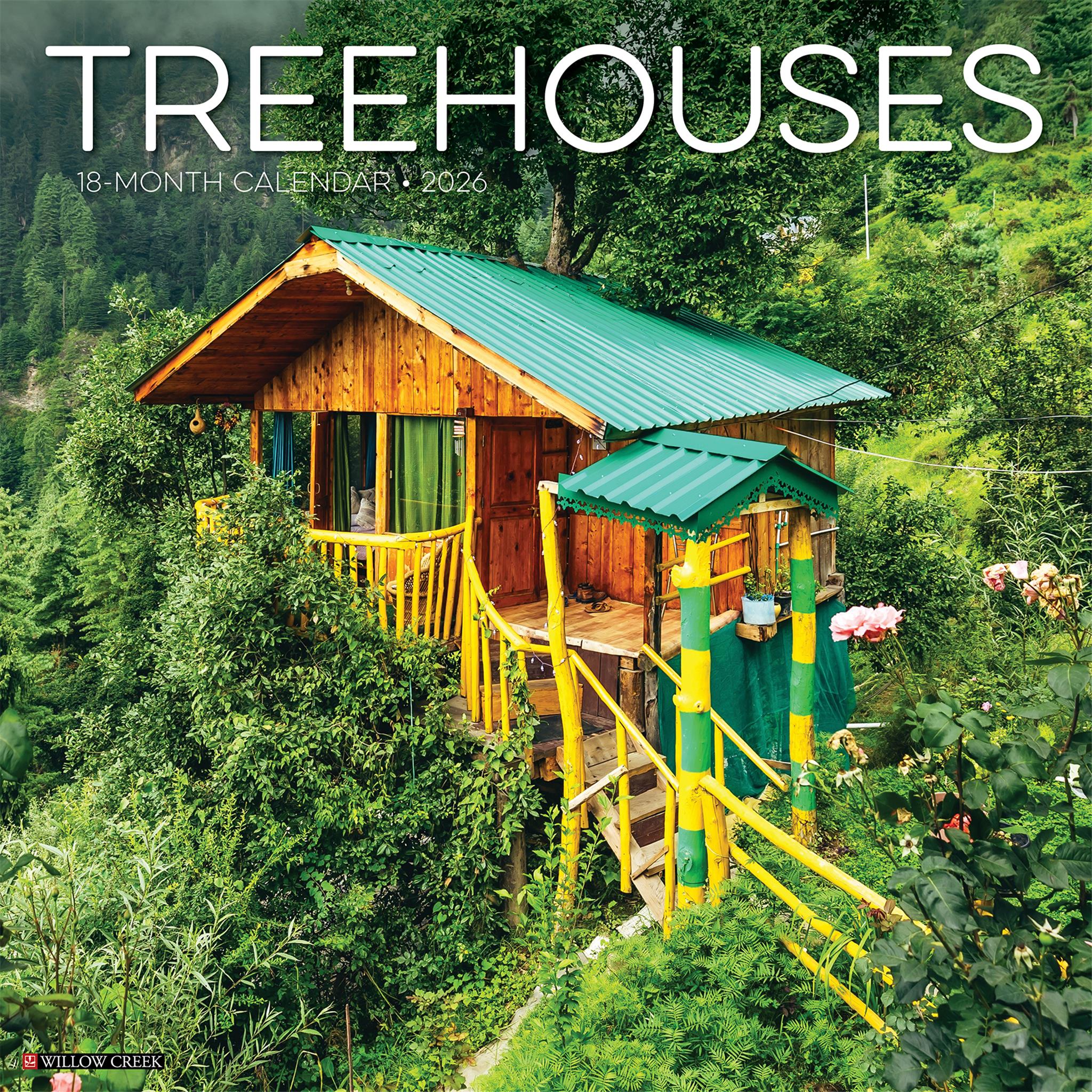 Treehouses 2026 Wall Calendar