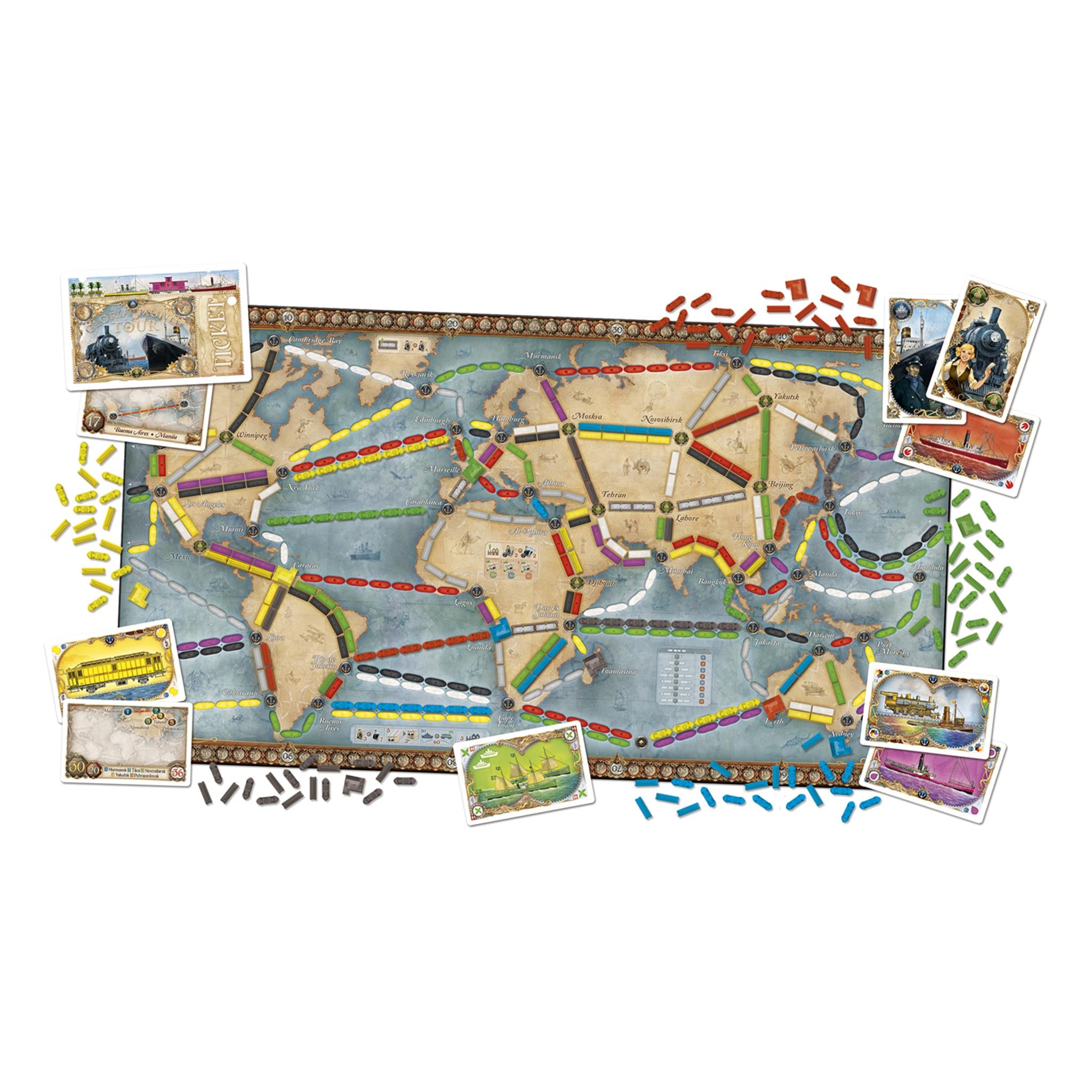 Ticket to Ride Rails and Sails - Calendar Club Canada