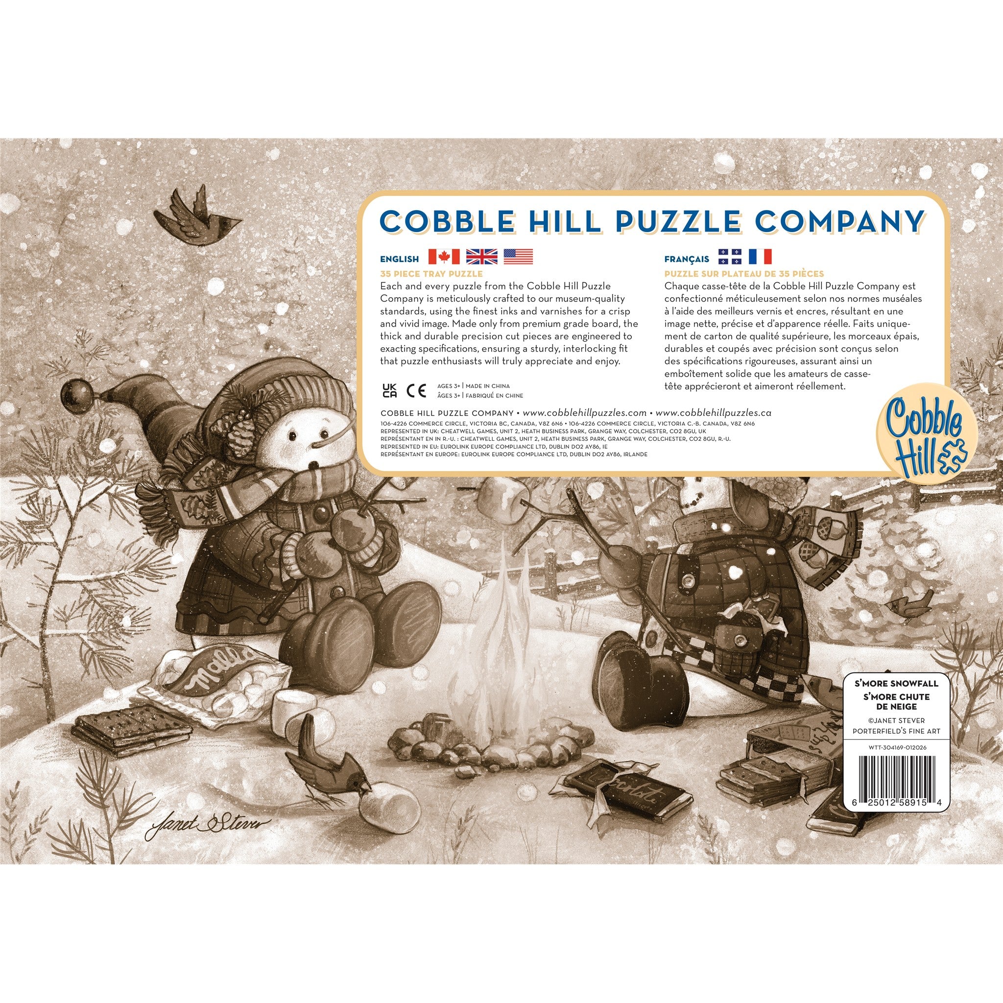 S'more Snowfall 35 Piece Tray Puzzle