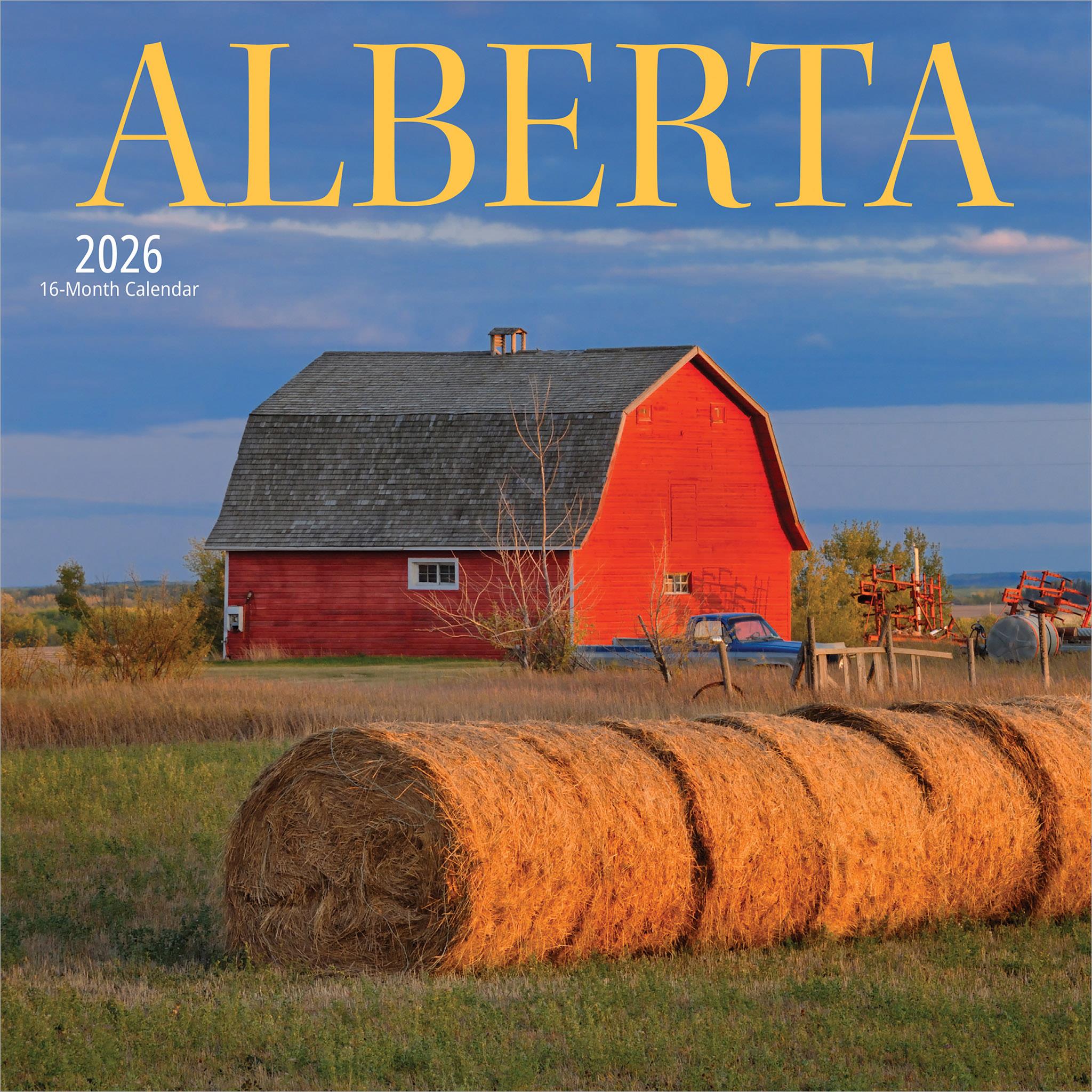 Alberta 2026 Mini Calendar