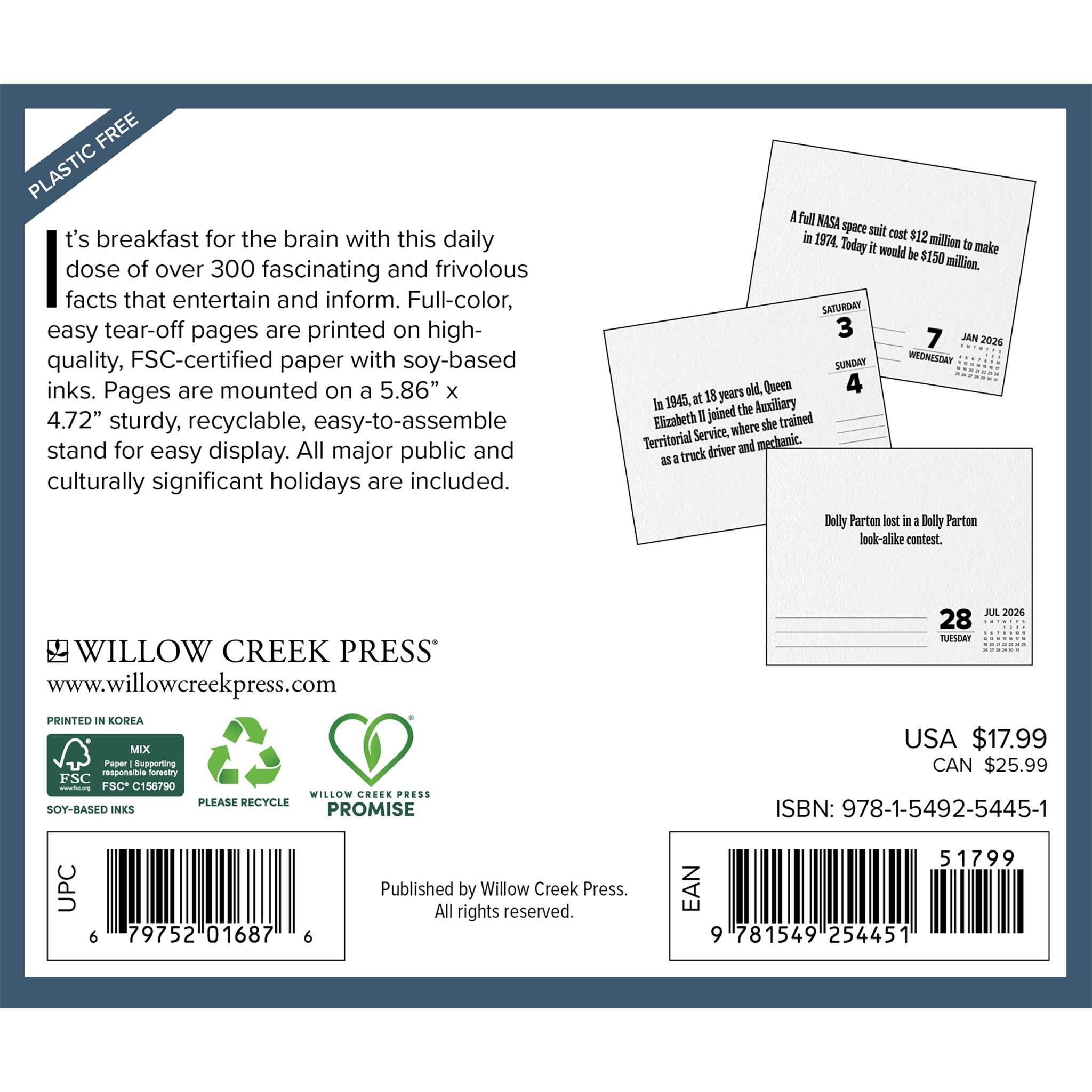 Today I Learned 2026 Box Calendar - Online Only