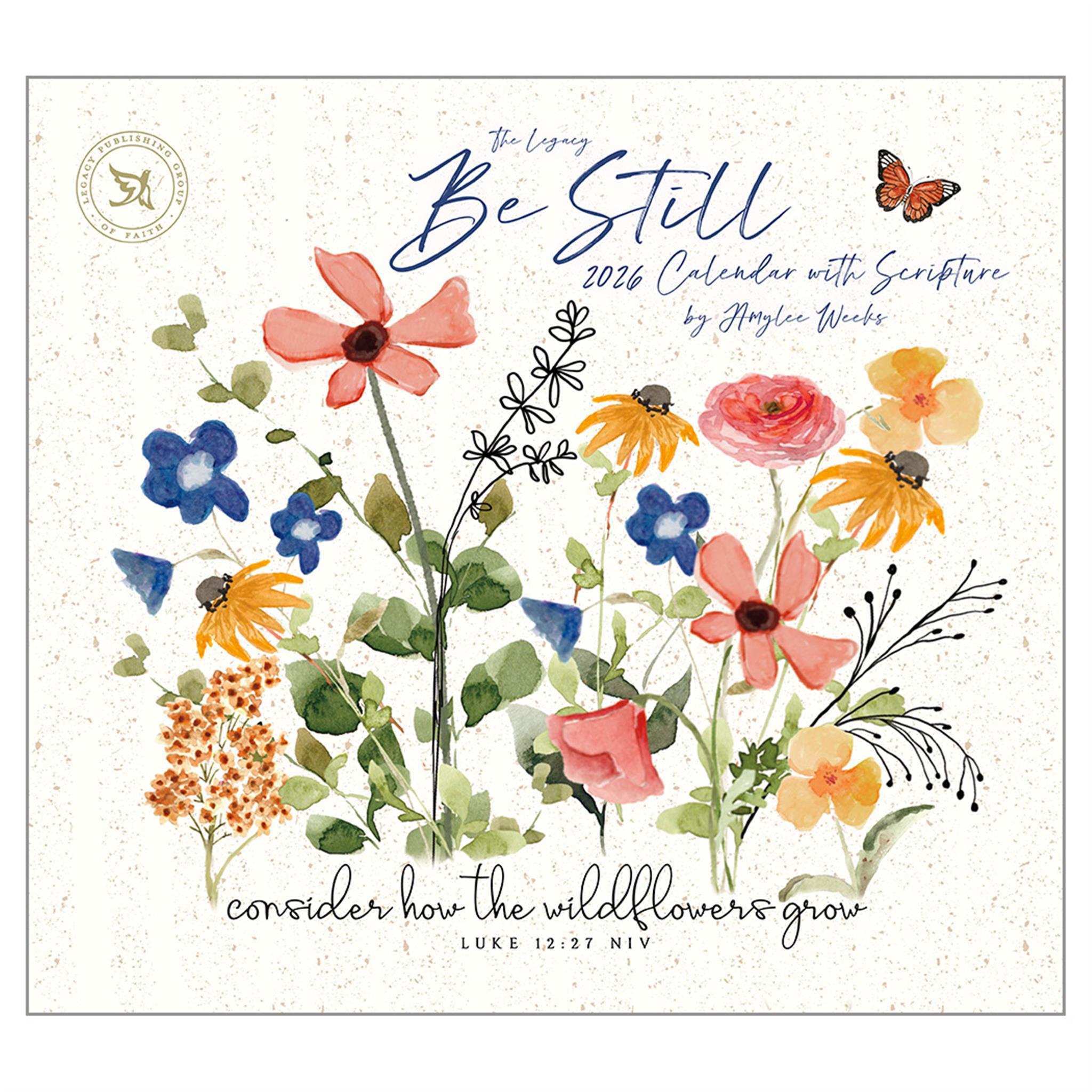Be Still 2026 Deluxe Wall Calendar