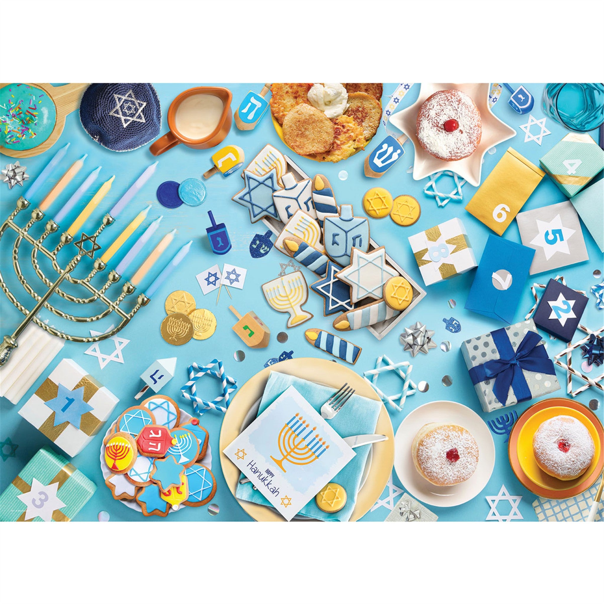 Hanukkah Table 1000 Piece Puzzle