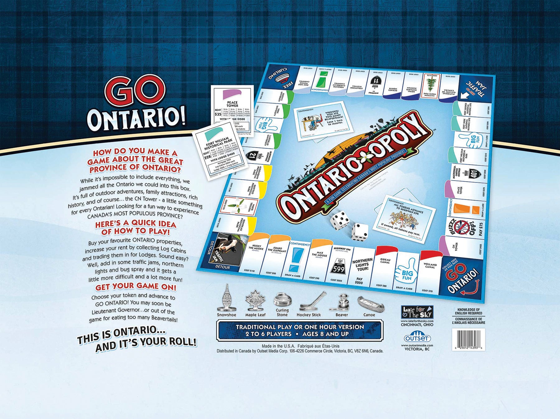 Ontario-Opoly - Calendar Club Canada
