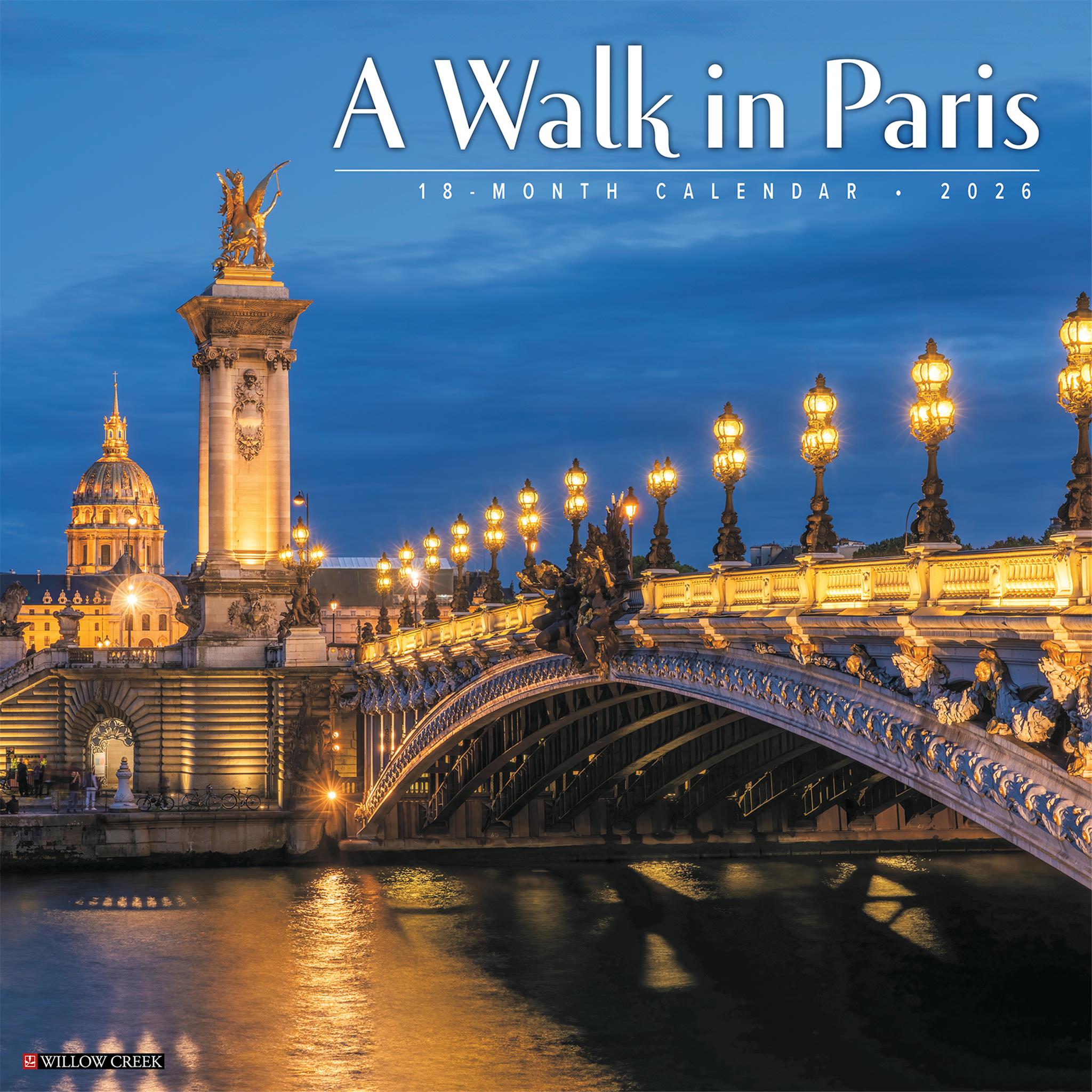 Walk In Paris 2026 Wall Calendar - Online Only