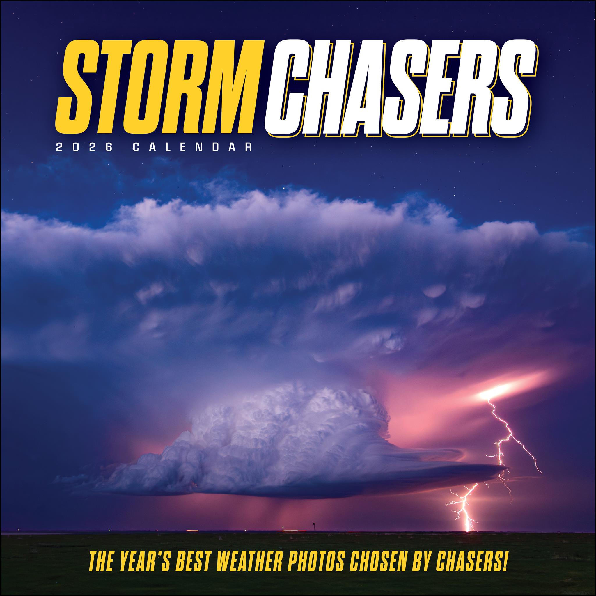 Storm Chasers 2026 Wall Calendar - Online Only
