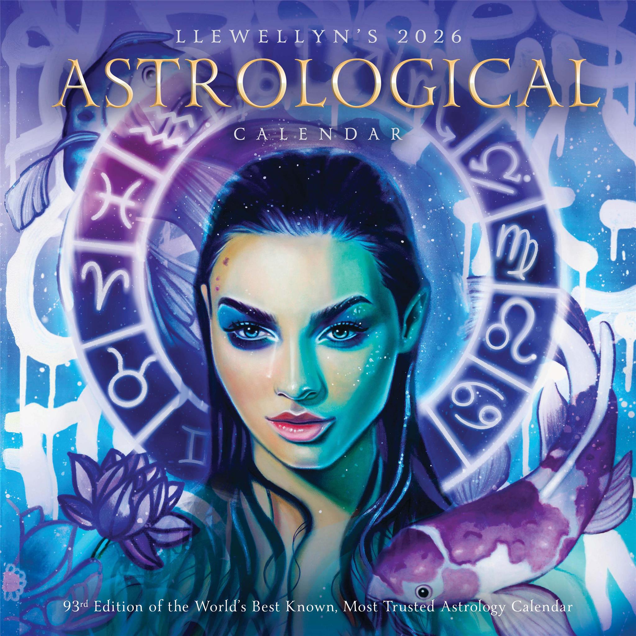 Astrological 2026 Wall Calendar