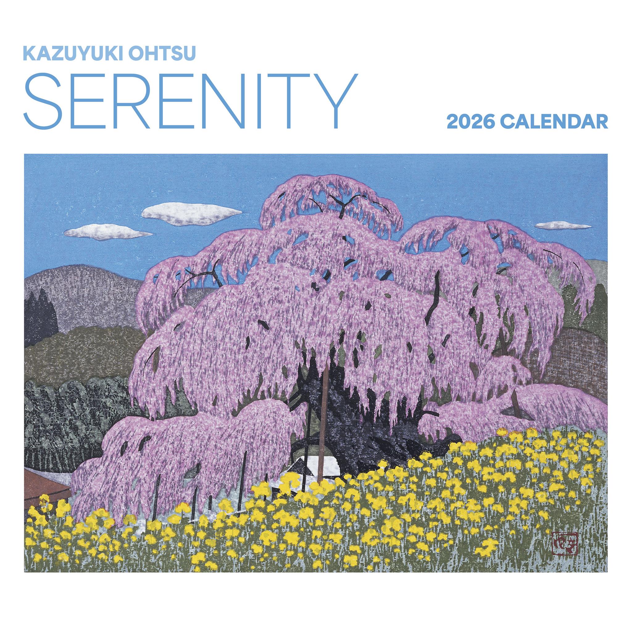 Serenity Kazuyuki Ohtsu 2026 Wall Calendar