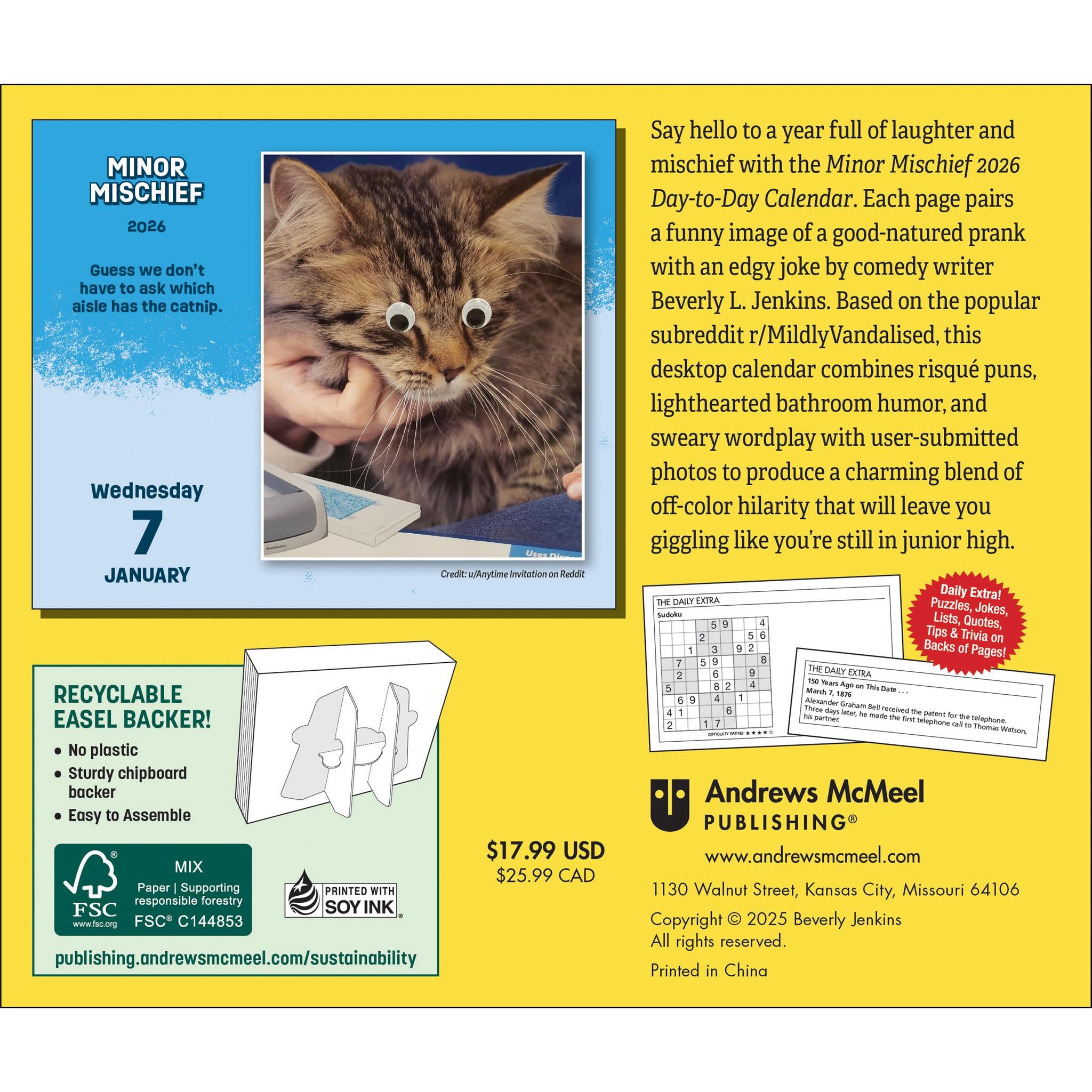 Minor Mischief 2026 Box Calendar - Online Only