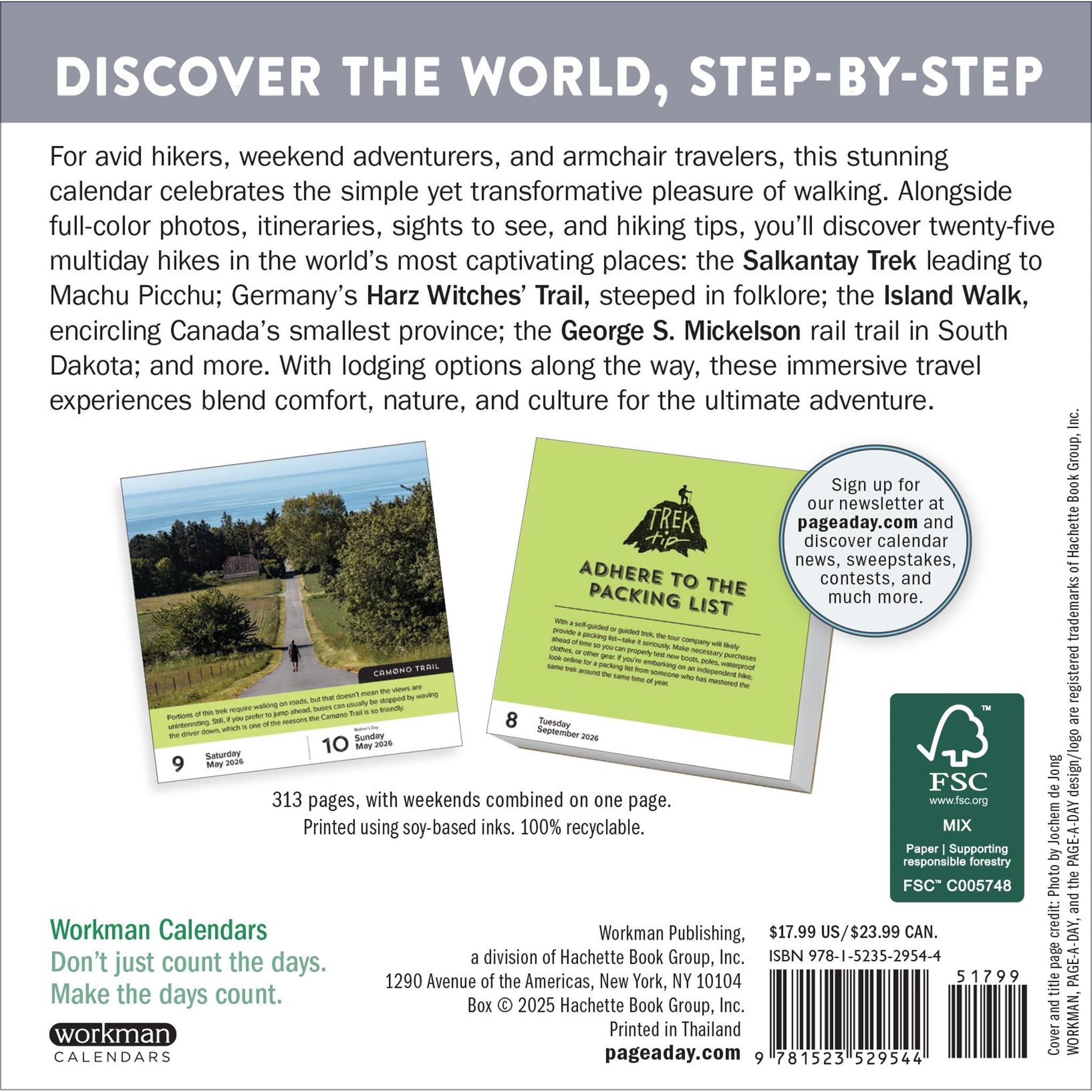 Walks Of The World 2026 Box Calendar