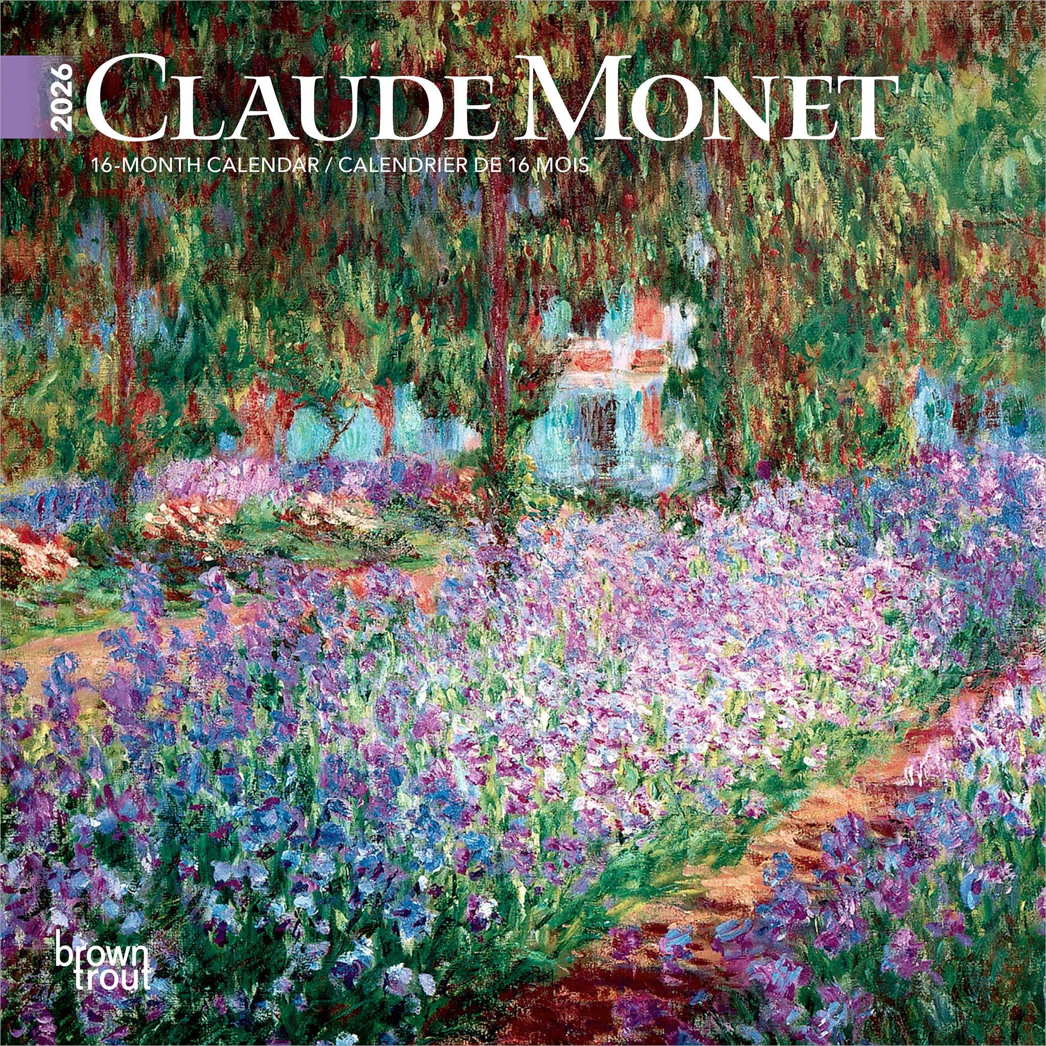Monet 2026 Mini Calendar