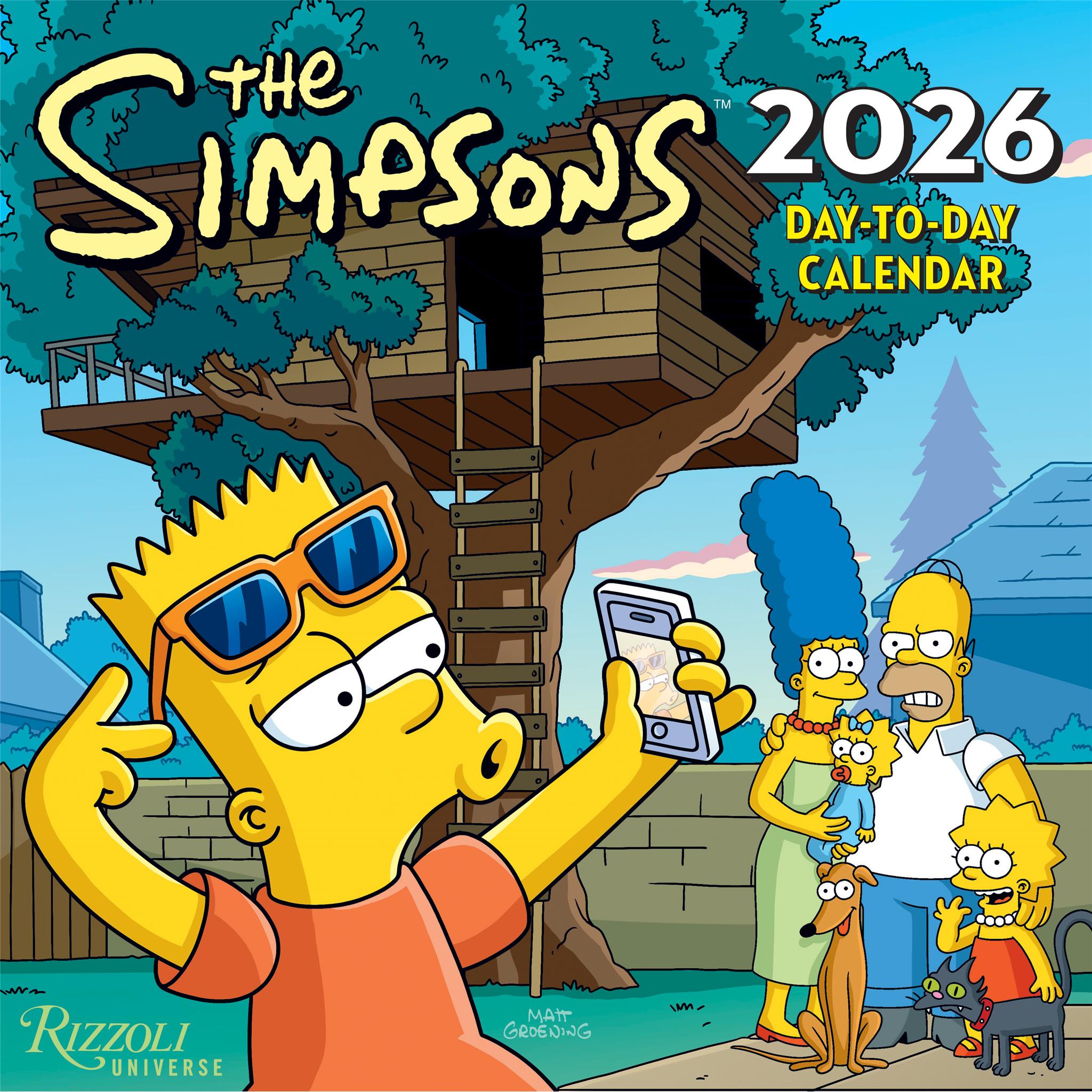 Simpsons 2026 Box Calendar