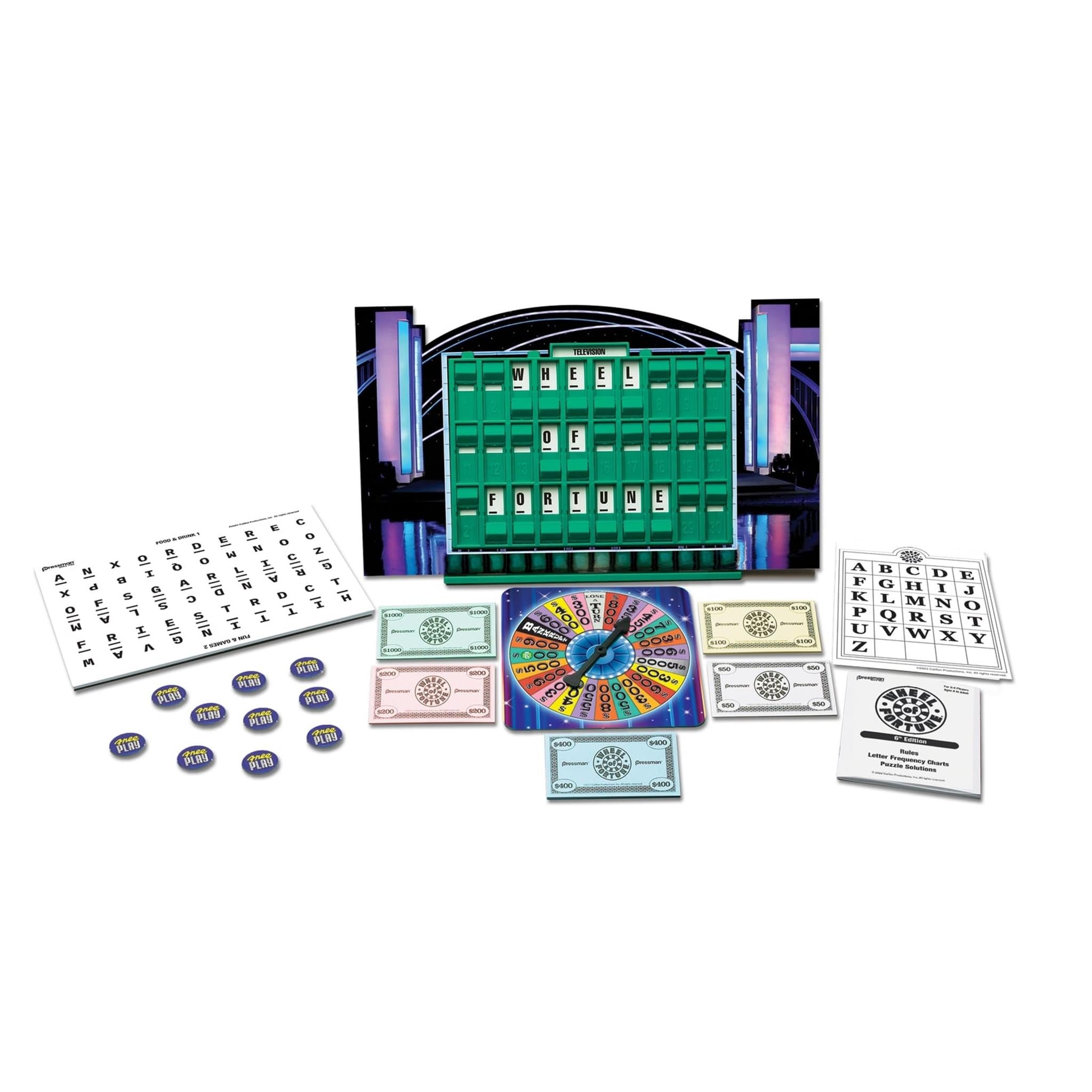 Wheel of Fortune Game 6th Edition - Calendar Club Canada