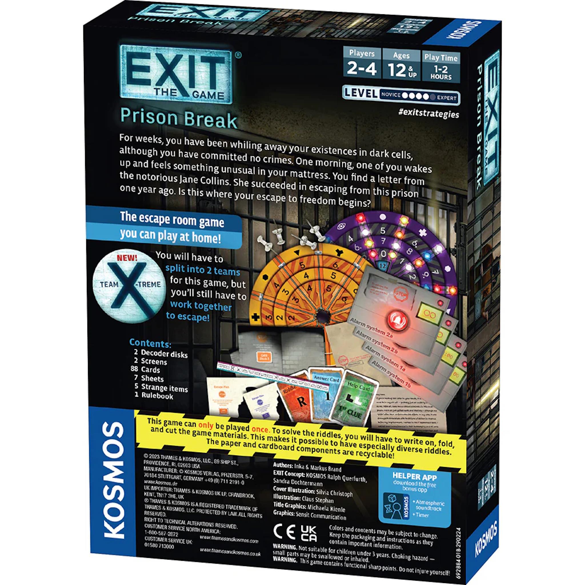 Exit Prison Break L4 - Calendar Club Canada