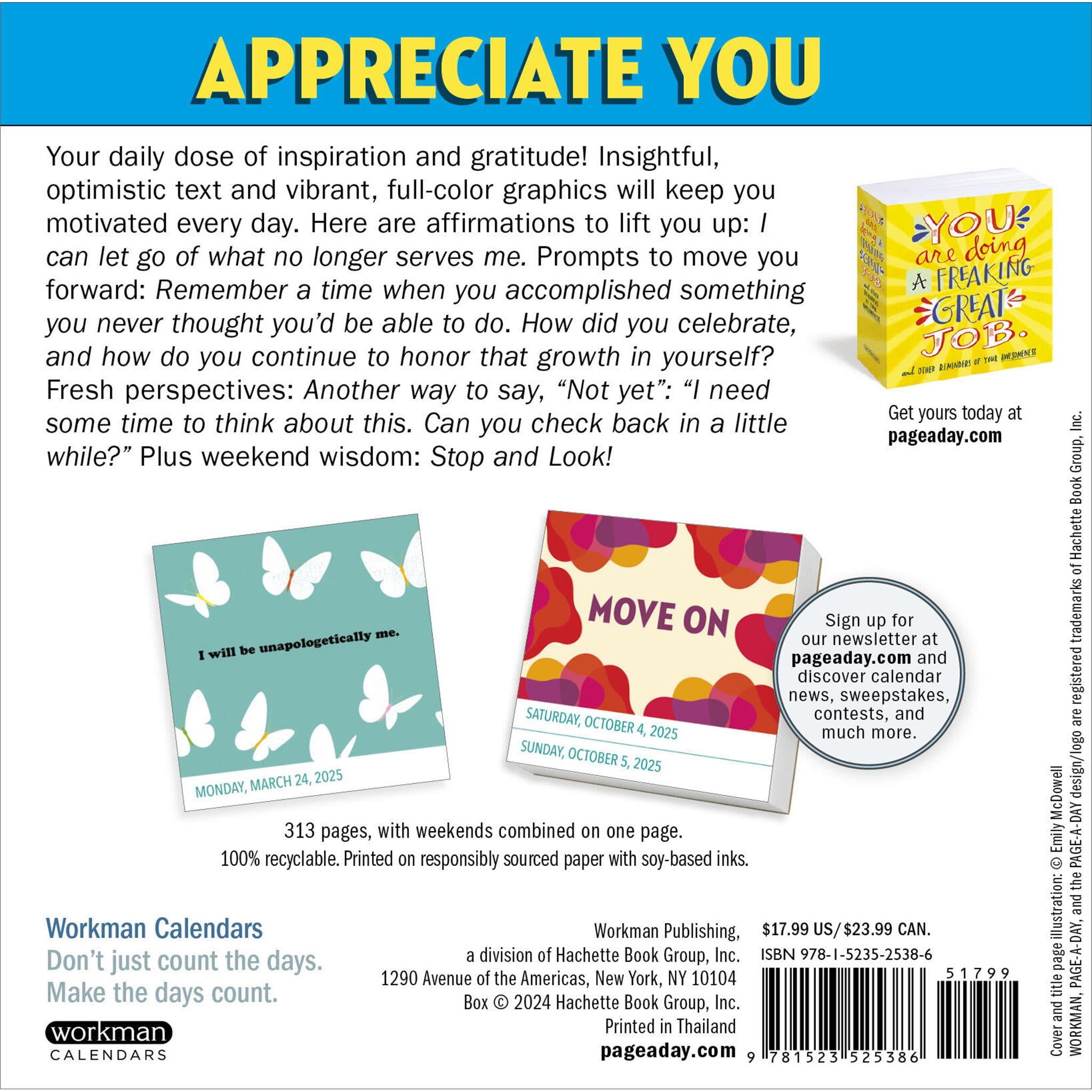 You Are Doing A Freaking Great Job 2026 Box Calendar