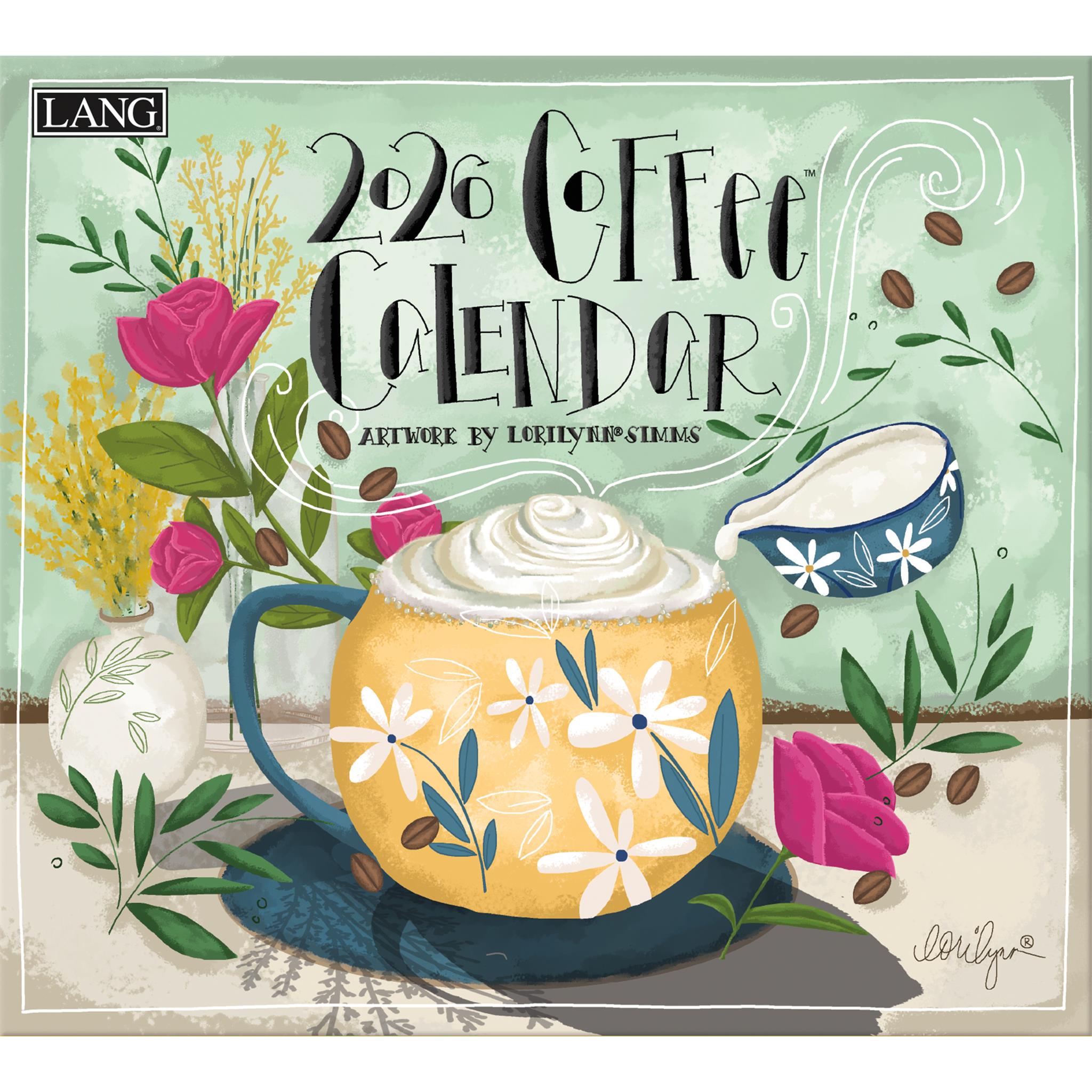 Coffee 2026 Deluxe Wall Calendar - Online Only
