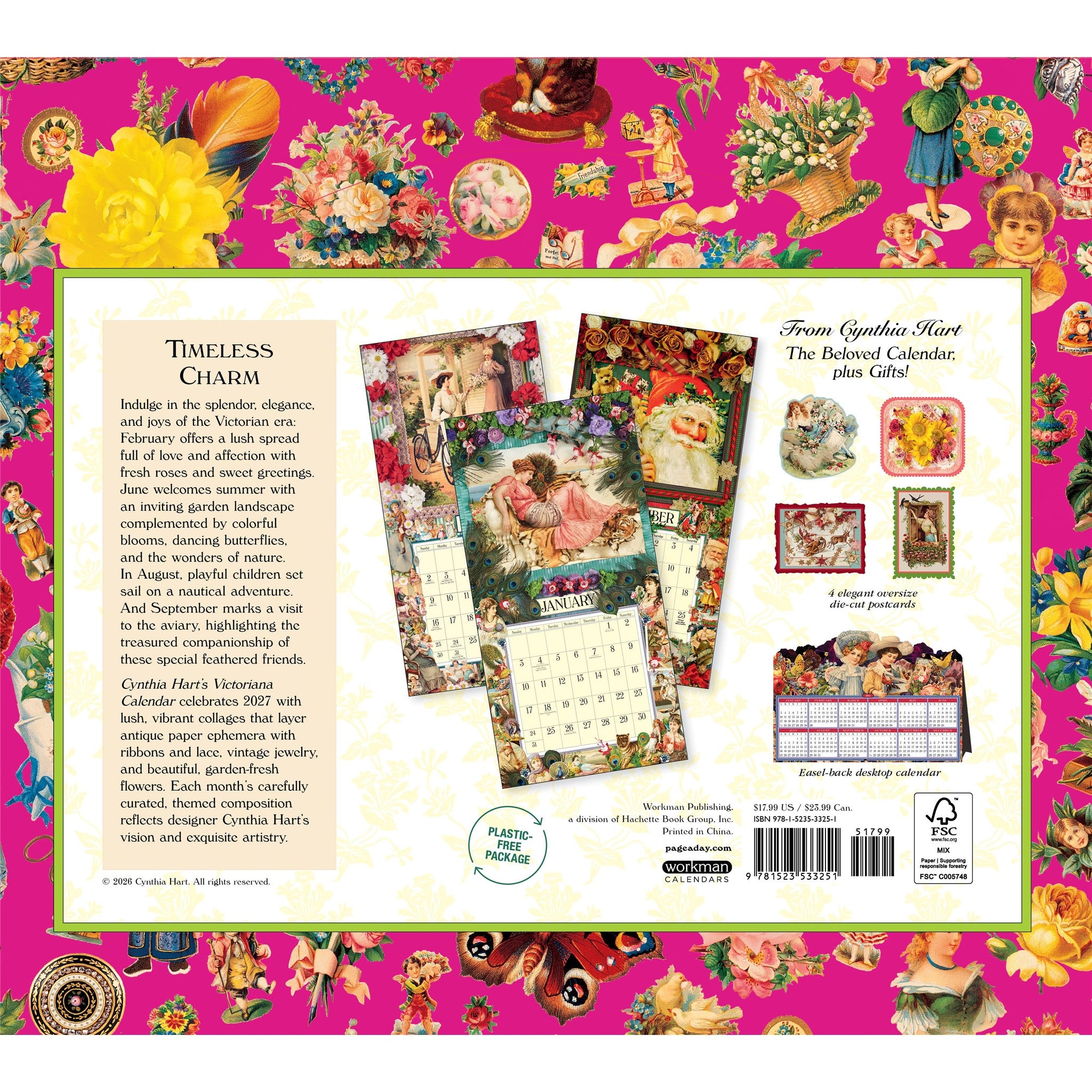 Cynthia Harts Victoriana 2027 Wall Calendar