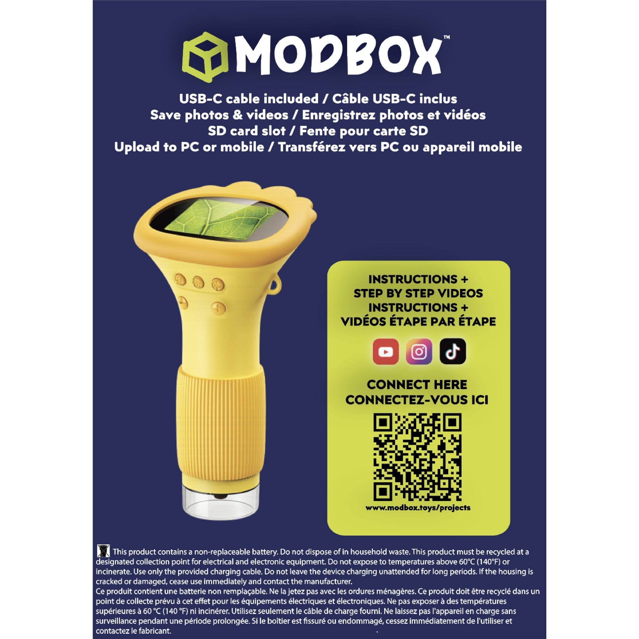 Digital Microscope with 2" LCD Screen