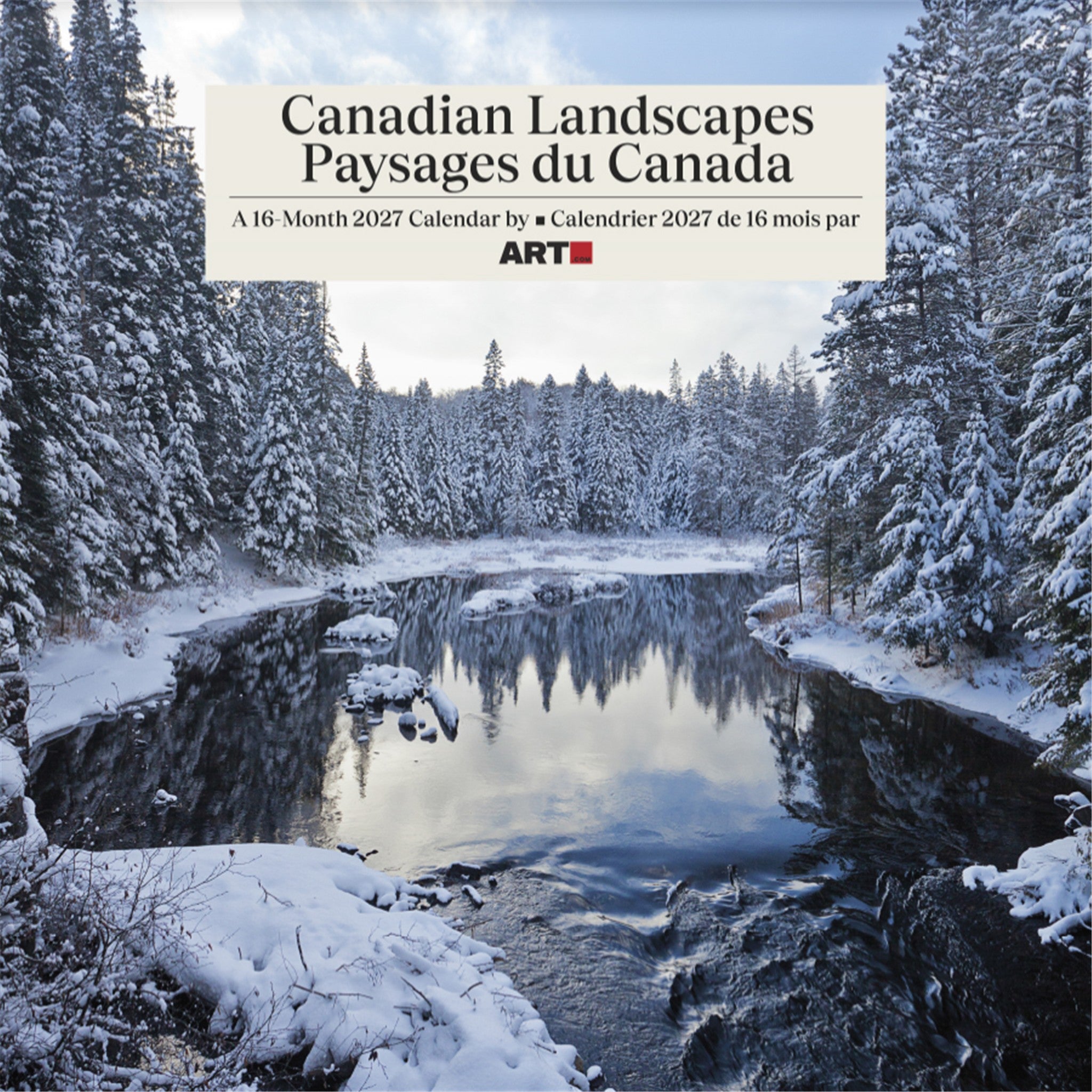 Canadian Landscapes / Paysages du Canada 2027 Wall Calendar - Online Only