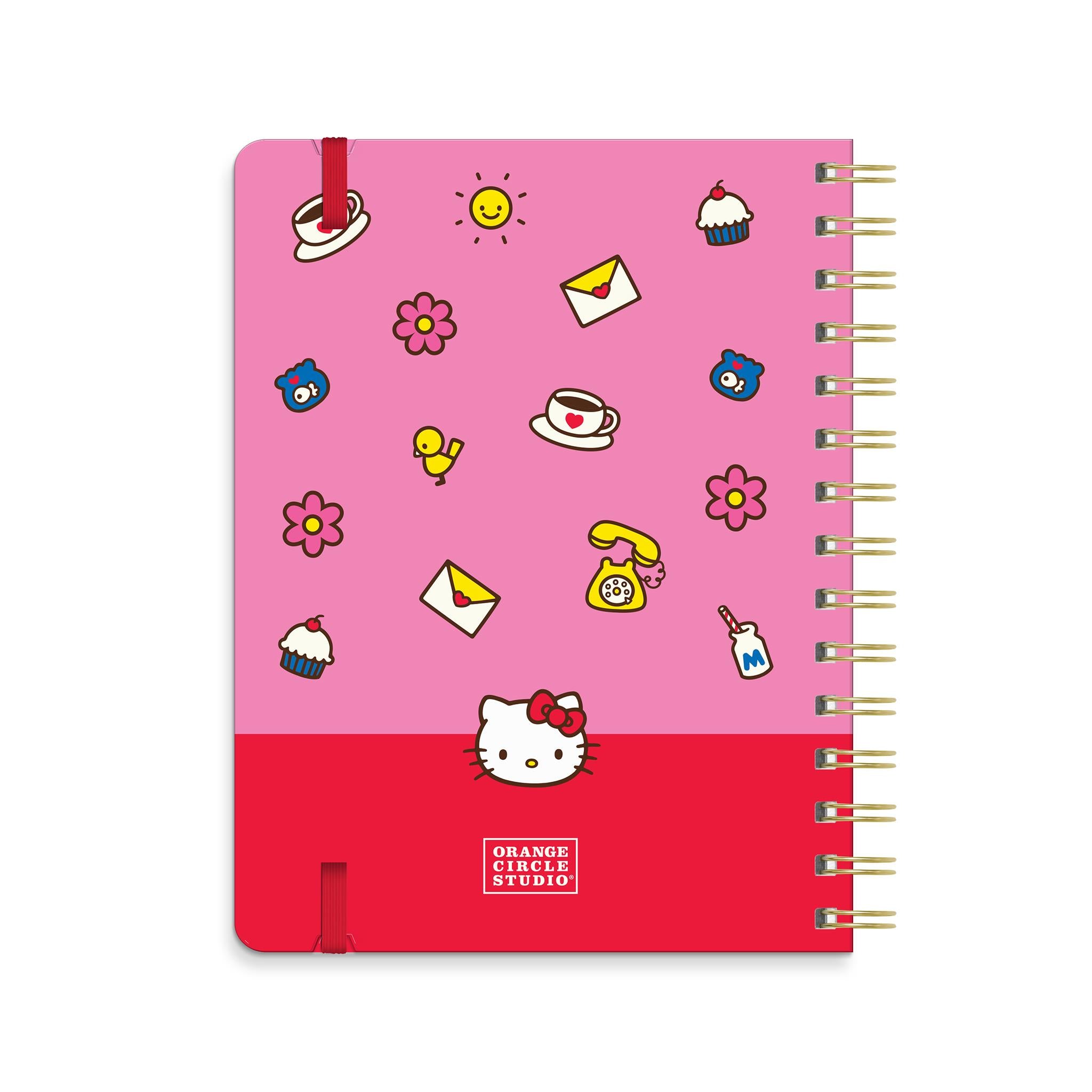 Hello Kitty Playful Pink Deluxe 2025-2026 Planner Calendar