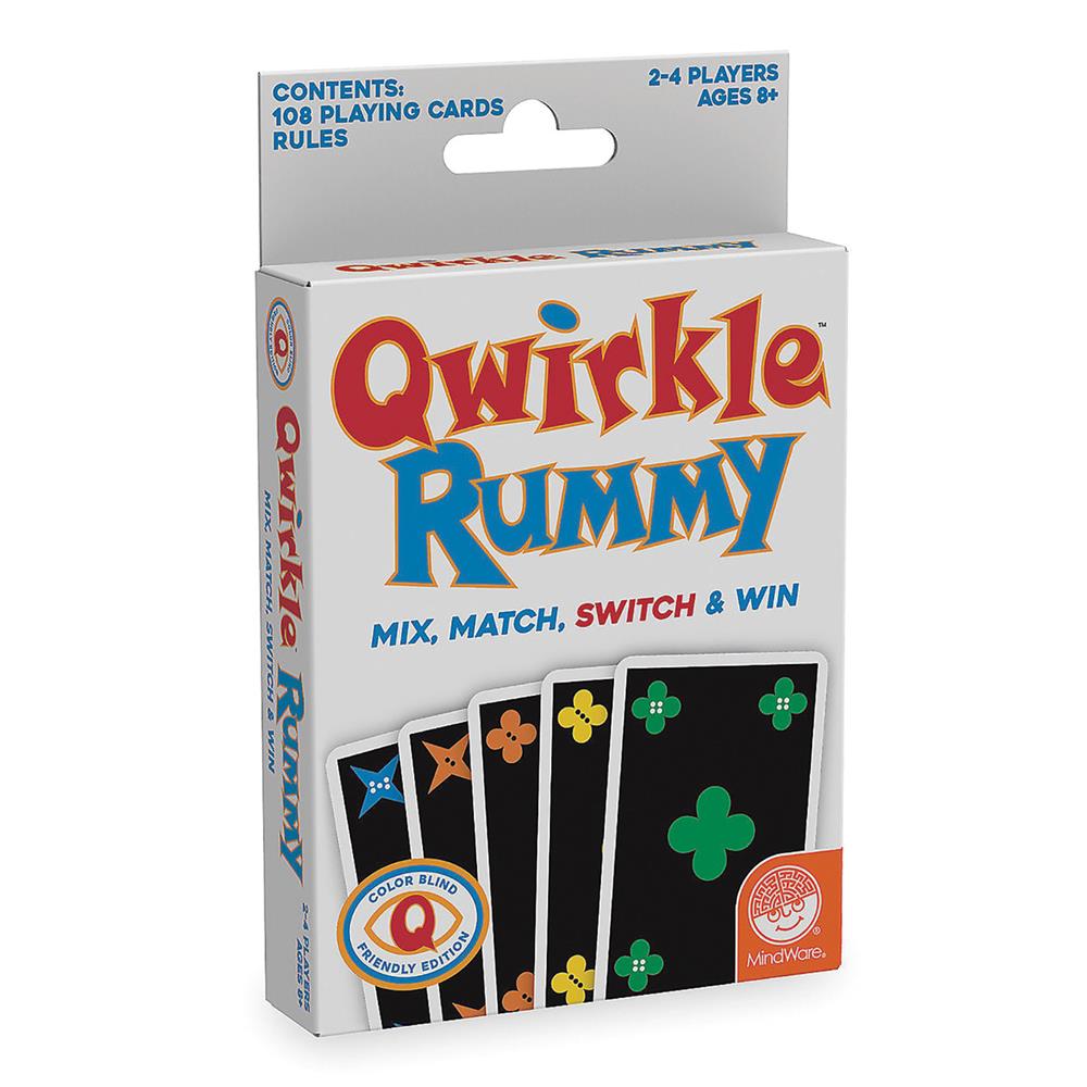 Qwirkle Rummy Color Blind Edition