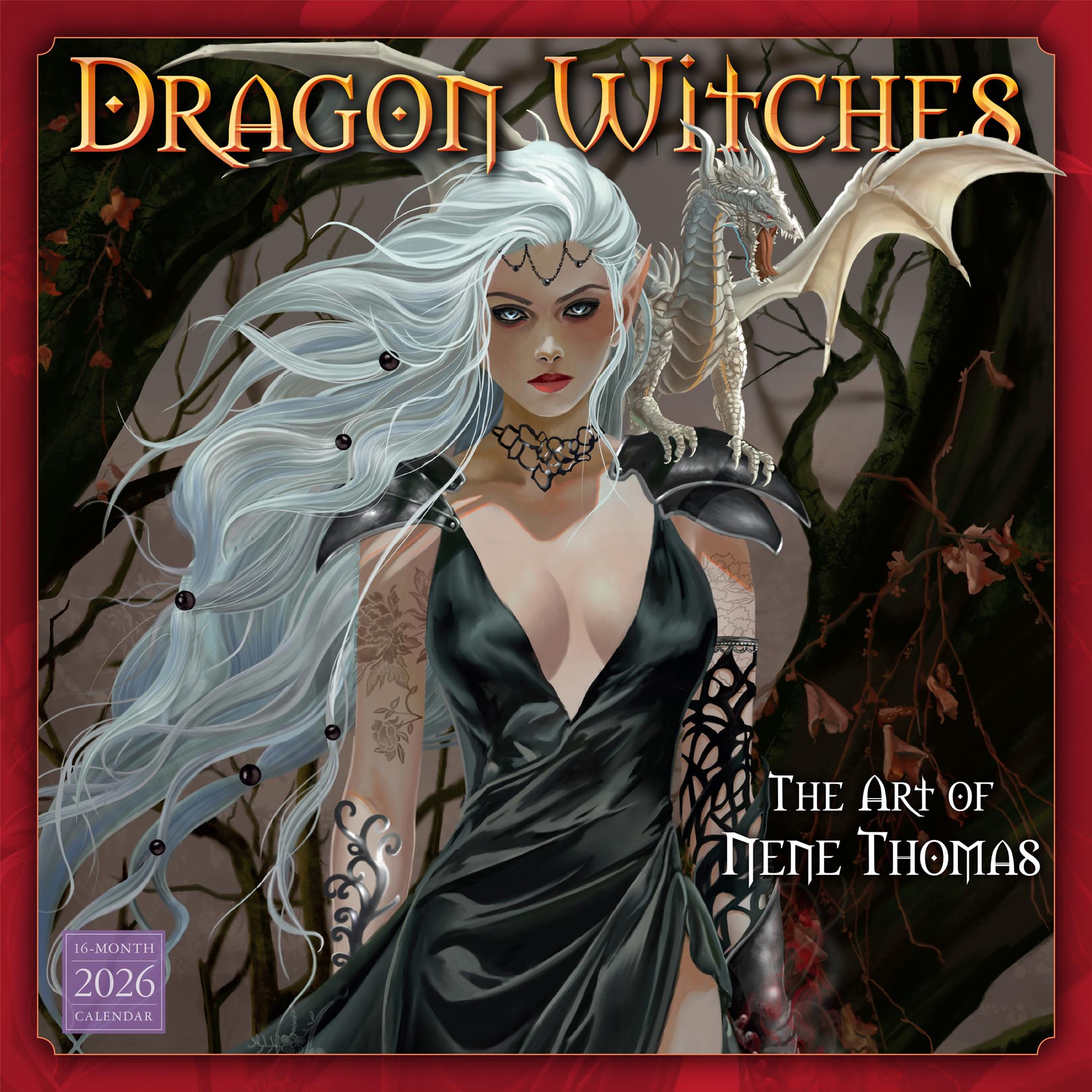Dragon Witches 2026 Wall Calendar