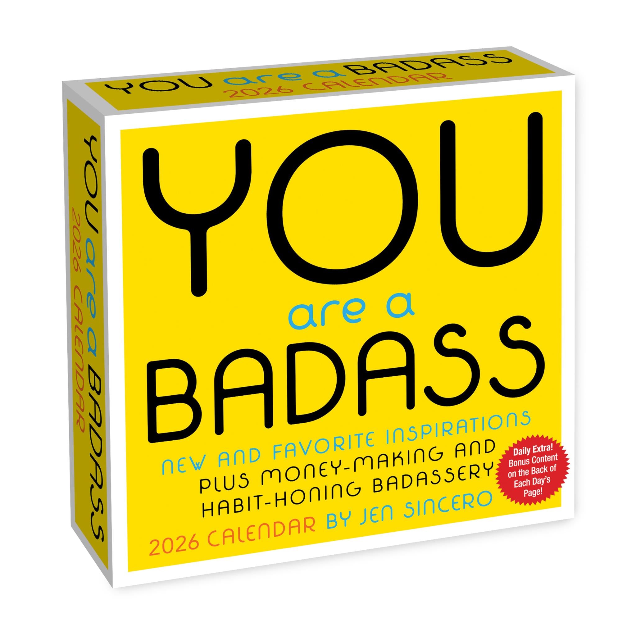 You Are A Badass 2026 Box Calendar