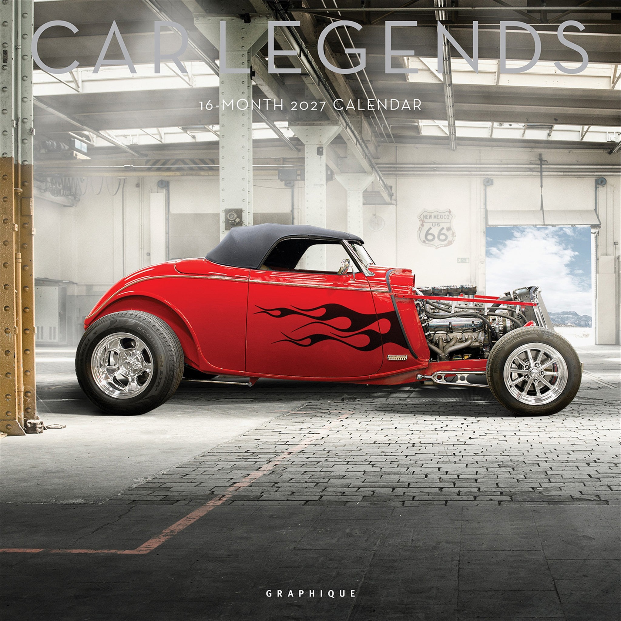 Car Legends 2027 Wall Calendar - Online Only