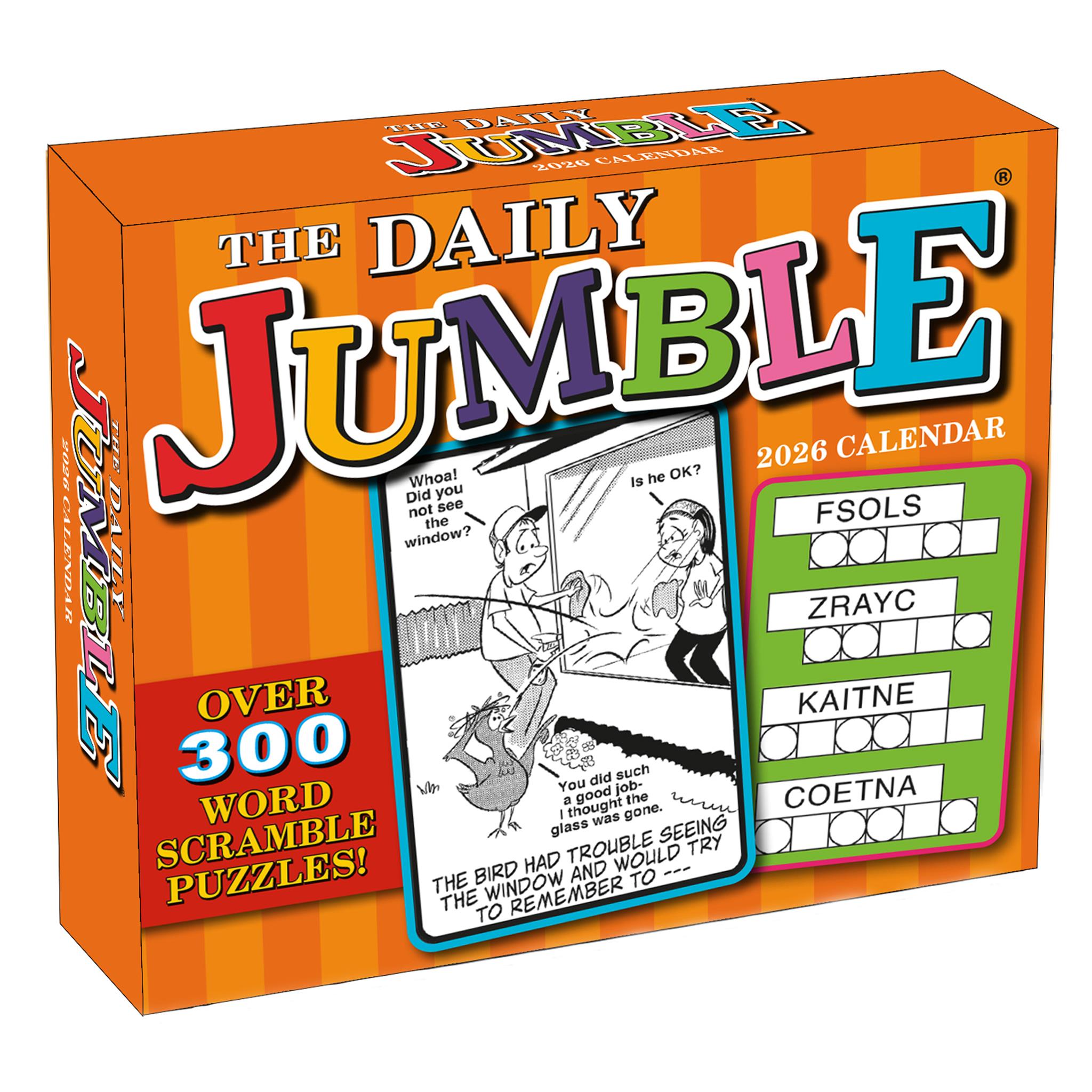 Daily Jumble 2026 Box Calendar