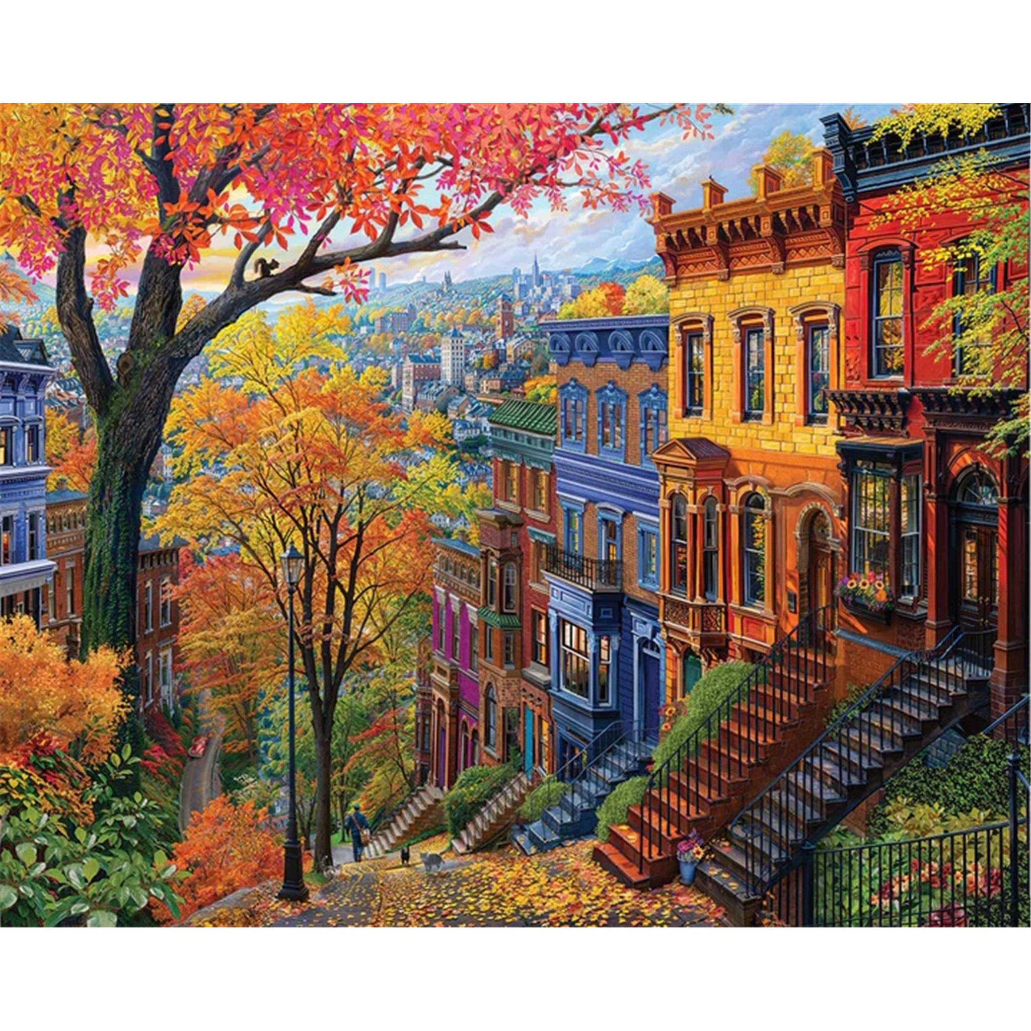 Autumn In The City 1000 Piece Puzzle