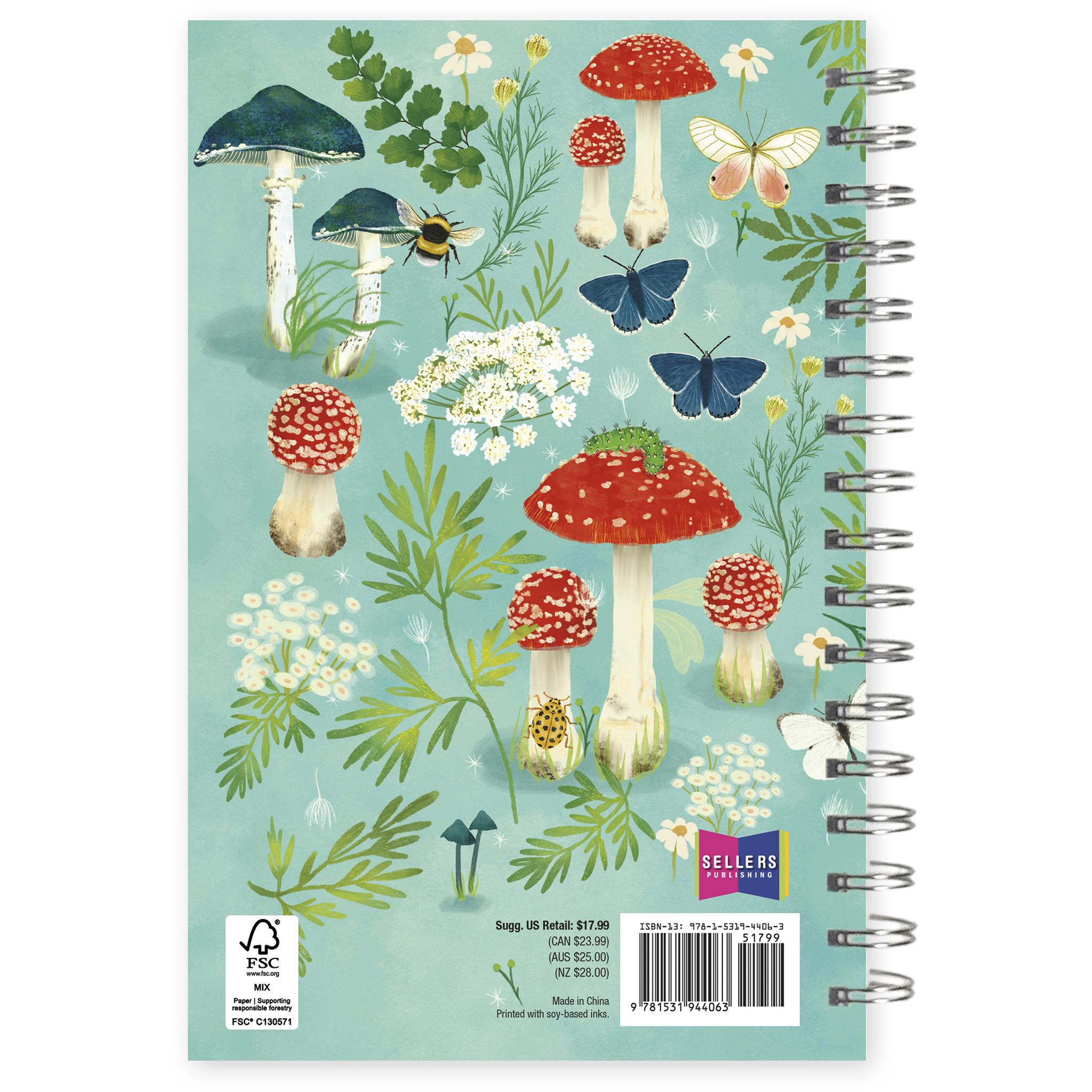 Designer Mushroom Garden 2025-2026 Engagement Calendar