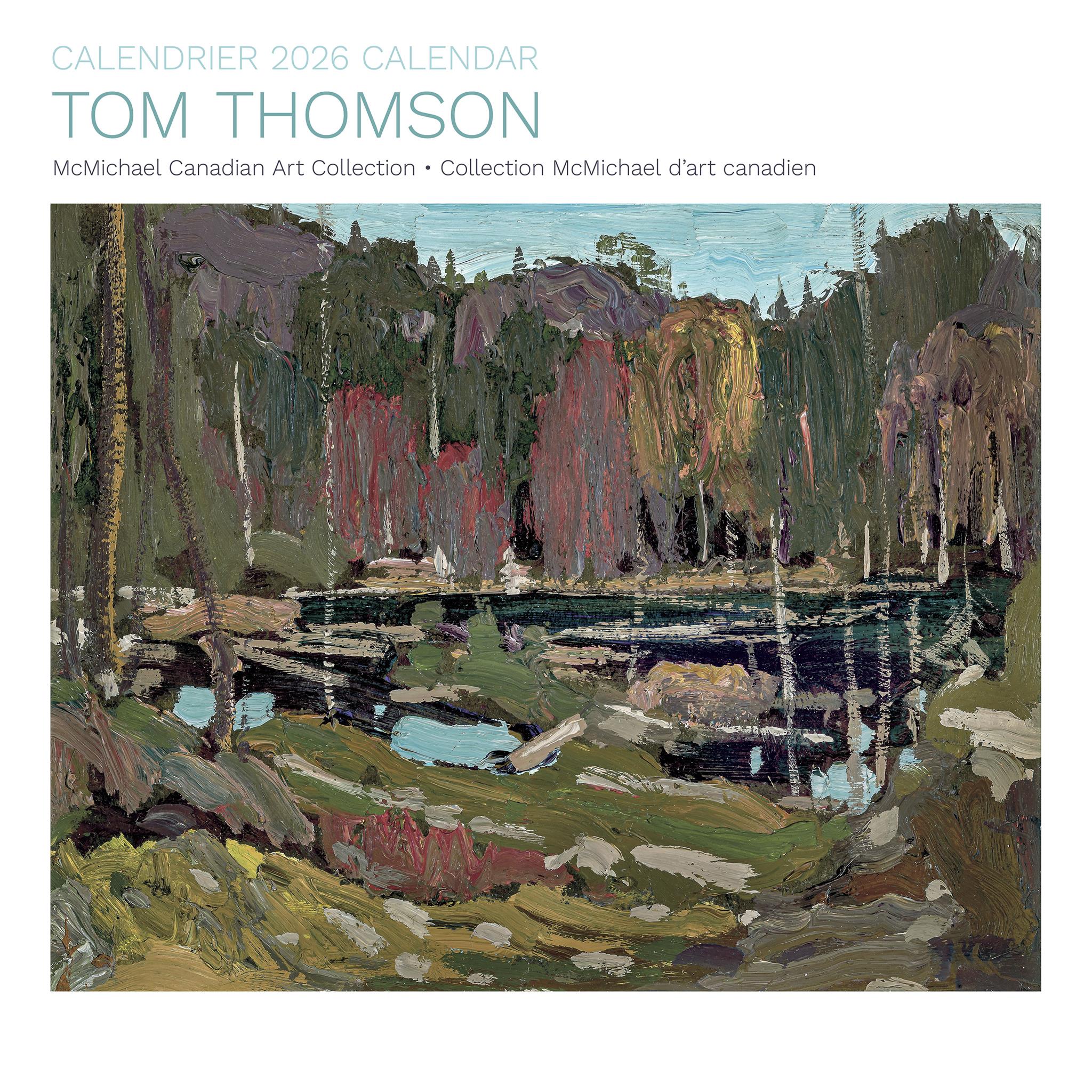 Tom Thomson 2026 Wall Calendar