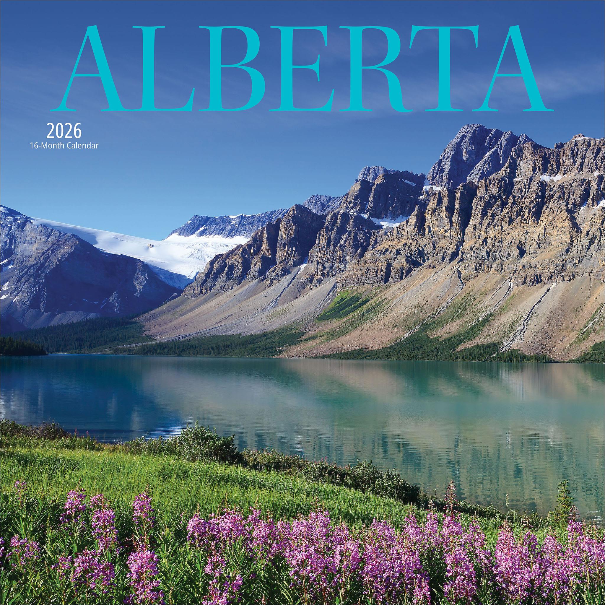 Alberta 2026 Wall Calendar