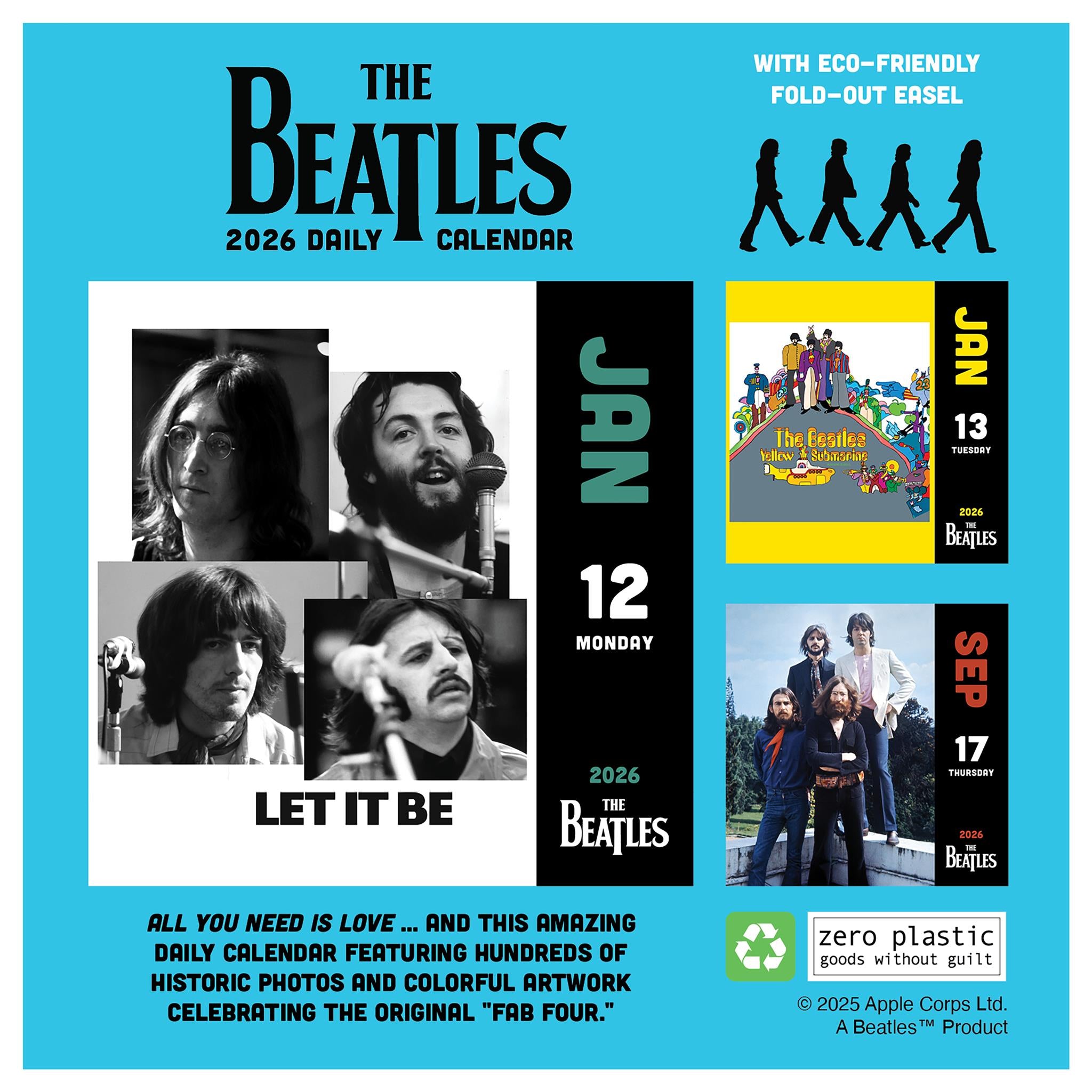 Beatles 2026 Box Calendar