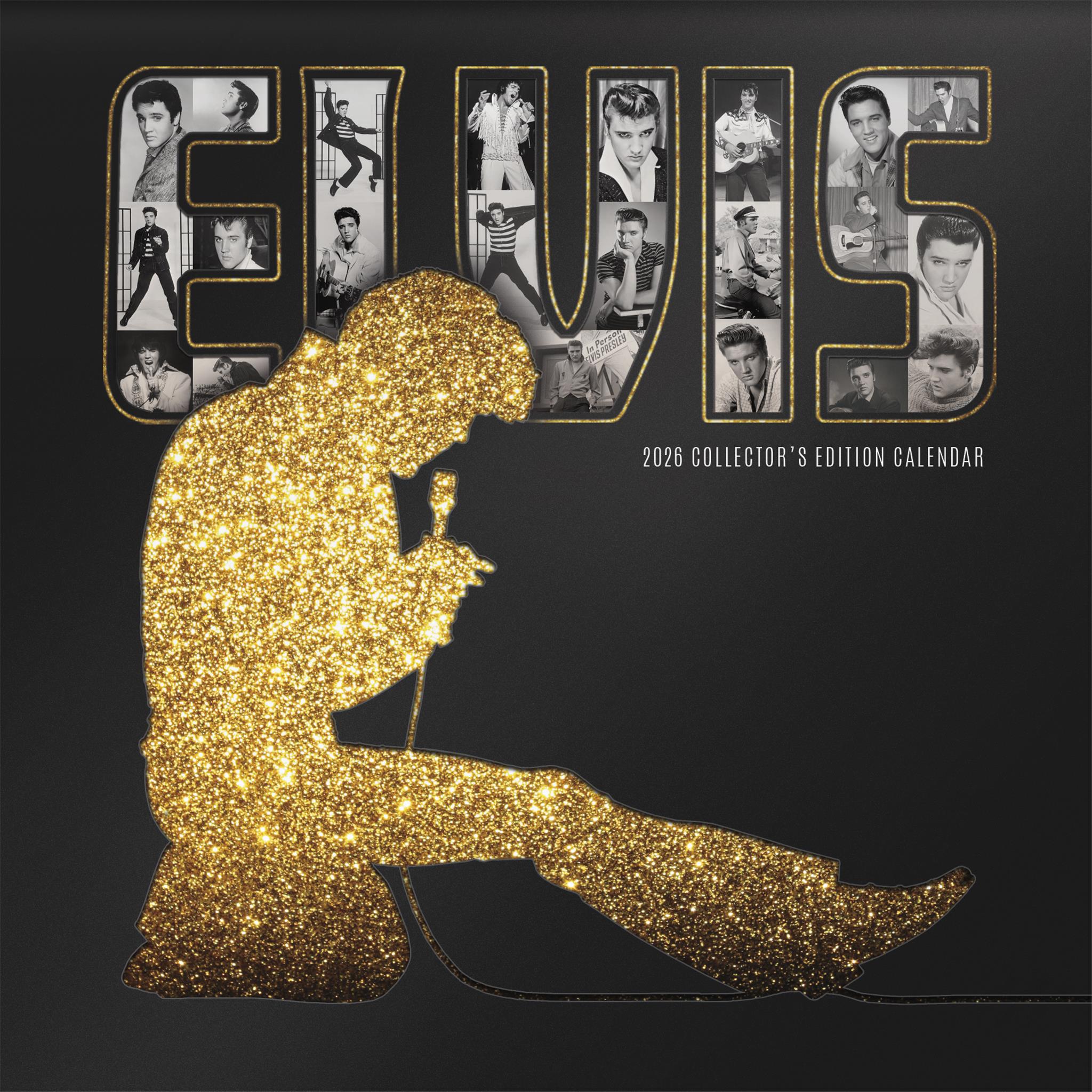 Elvis Presley Collectors Edition 2026 Wall Calendar - Online Only