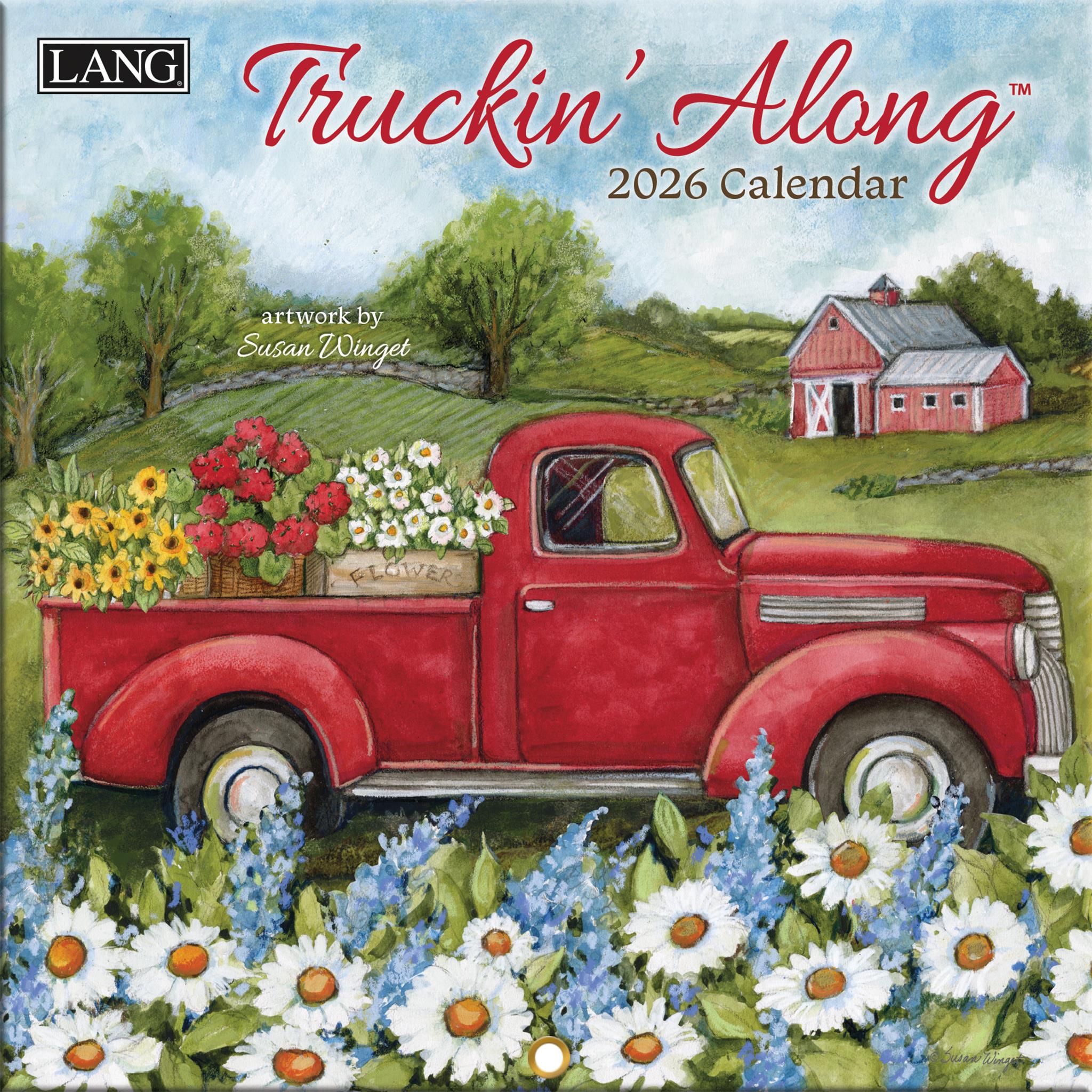 Truckin Along 2026 Mini Calendar