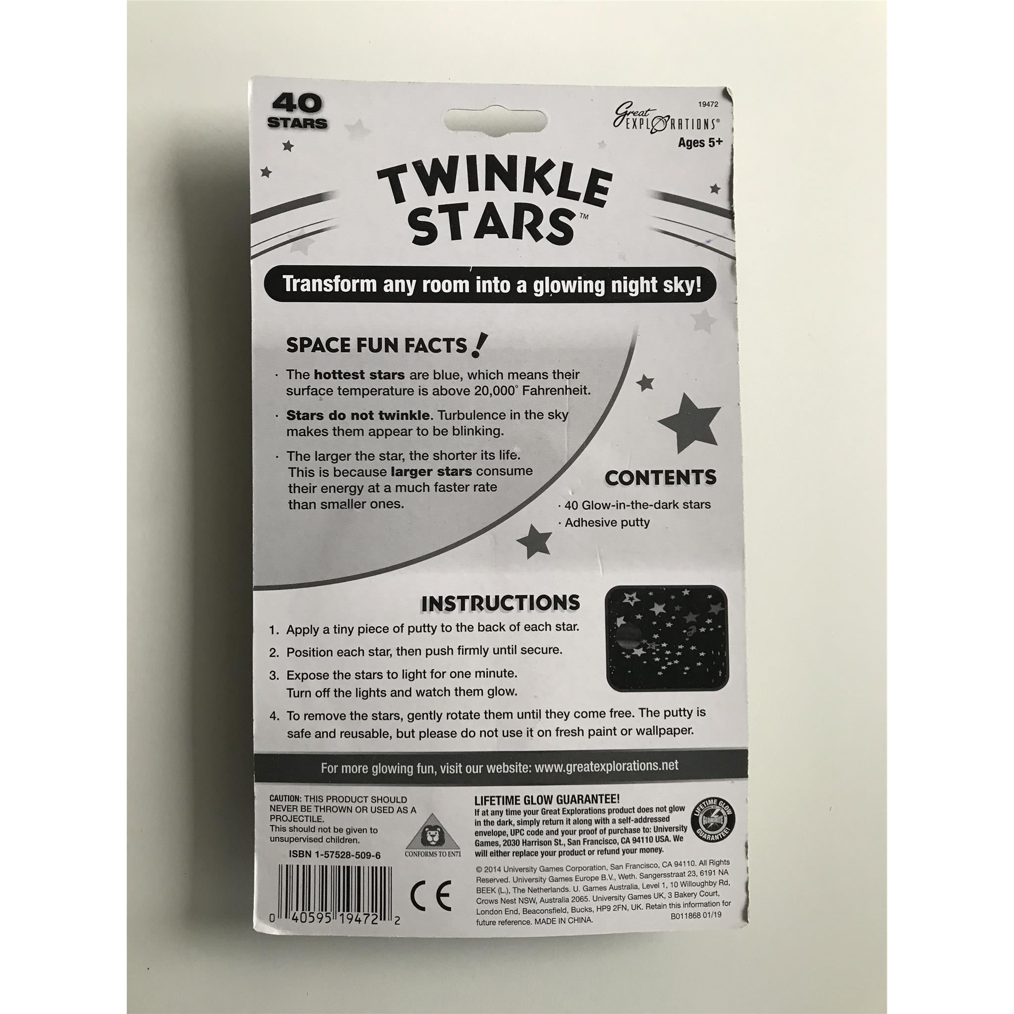 Twinkle Stars - Calendar Club Canada