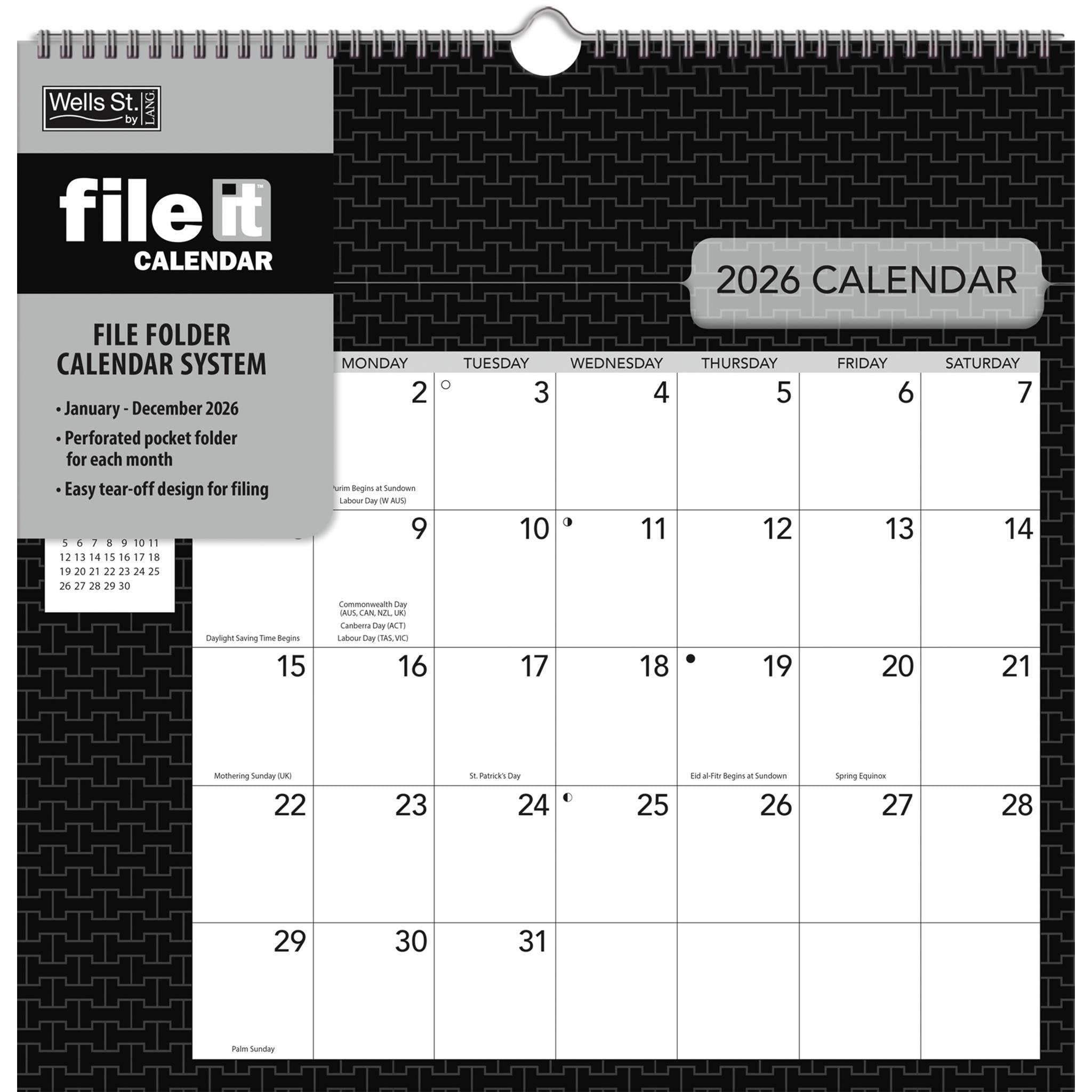 Office File It 2026 Wall Calendar