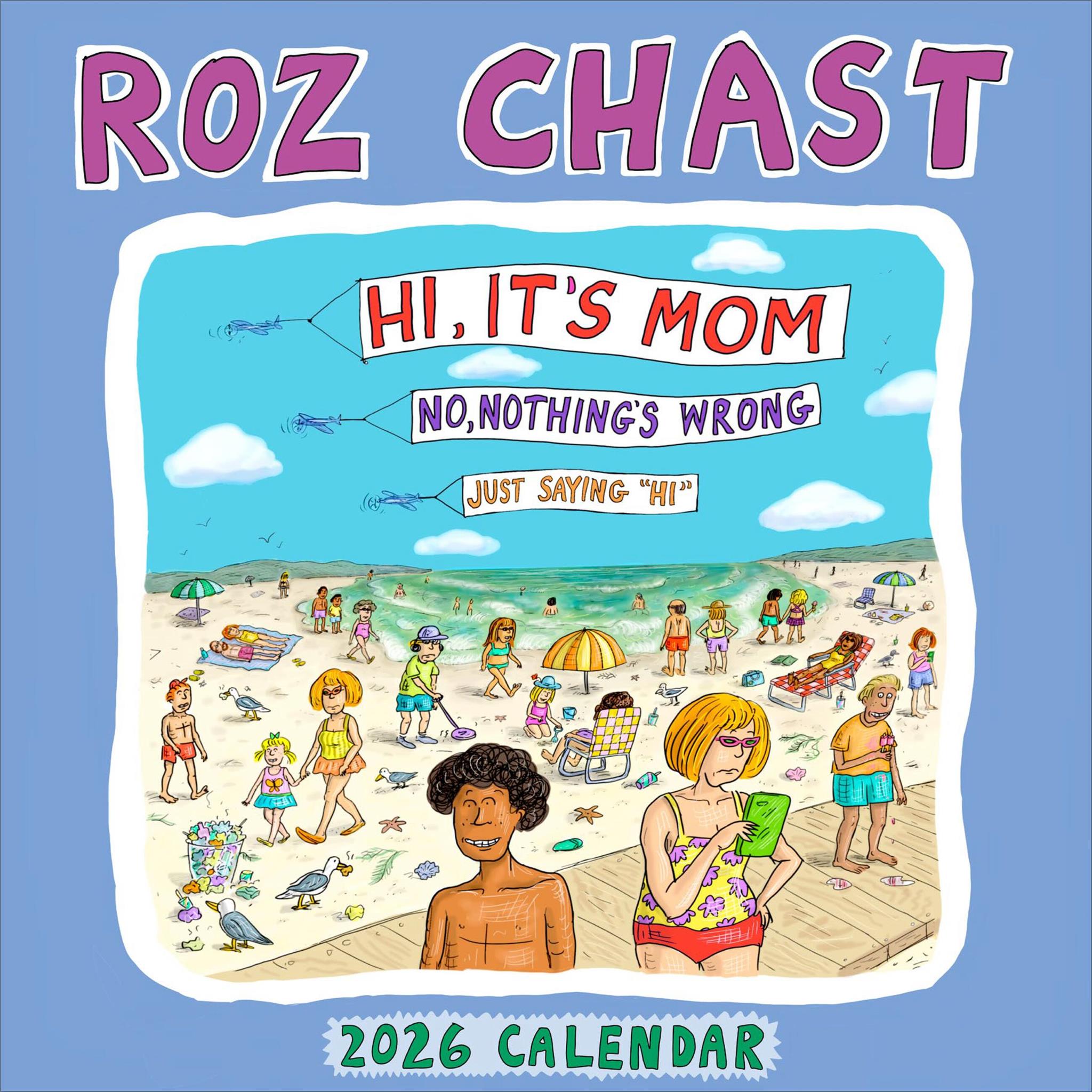Roz Chast 2026 Wall Calendar - Online Only