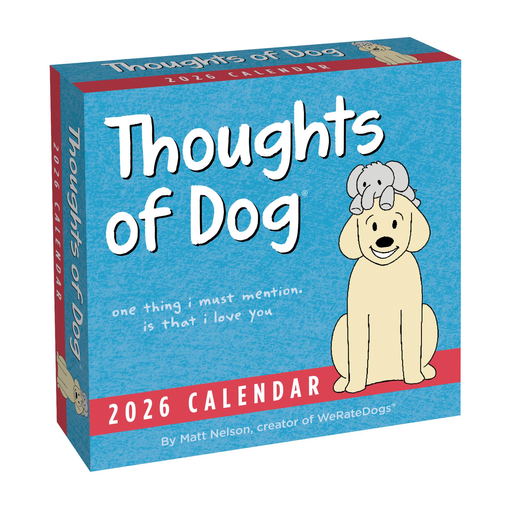 Thoughts Of Dog 2026 Box Calendar